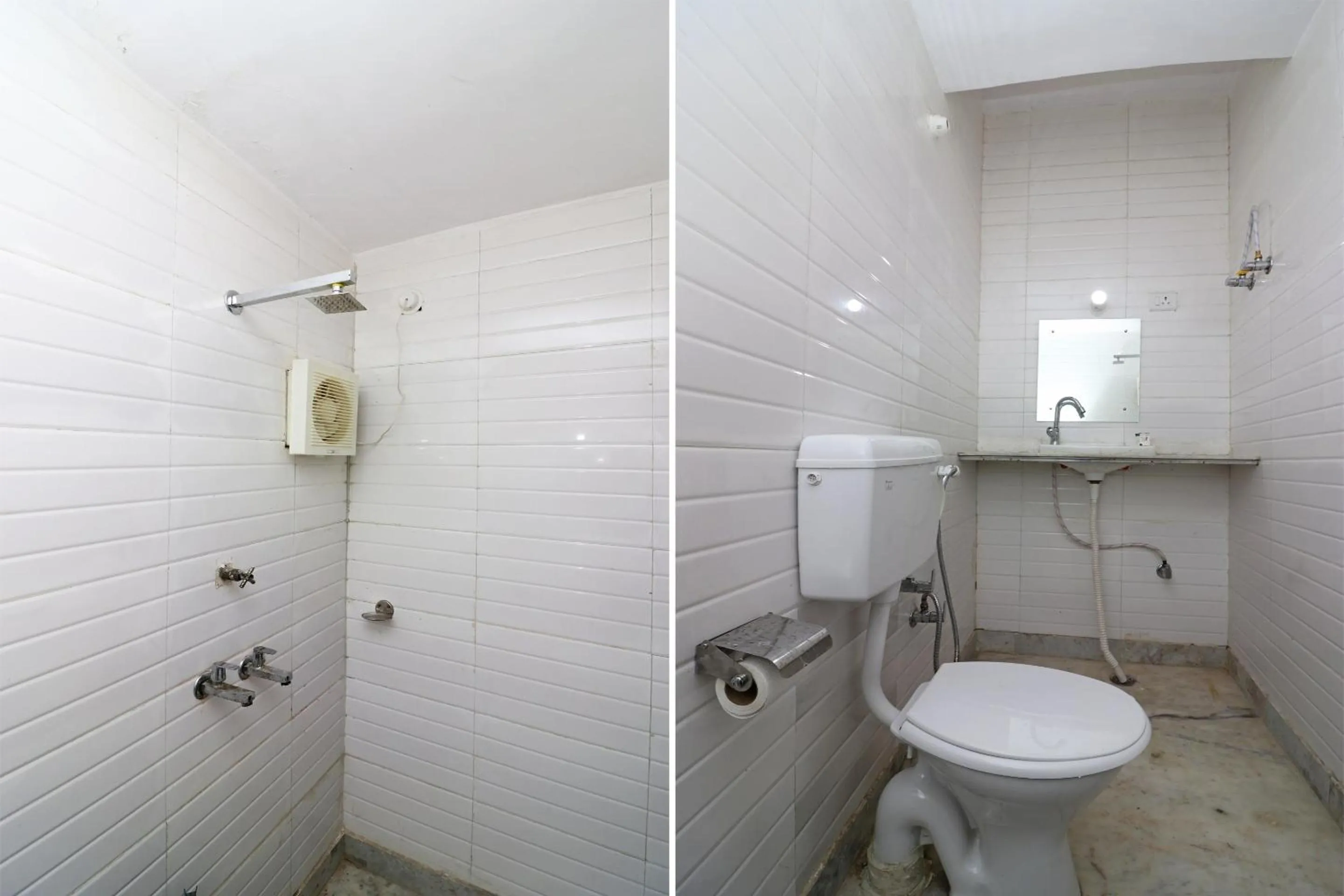 Bathroom in Hotel O Zaki Hs Near Taj Mahal