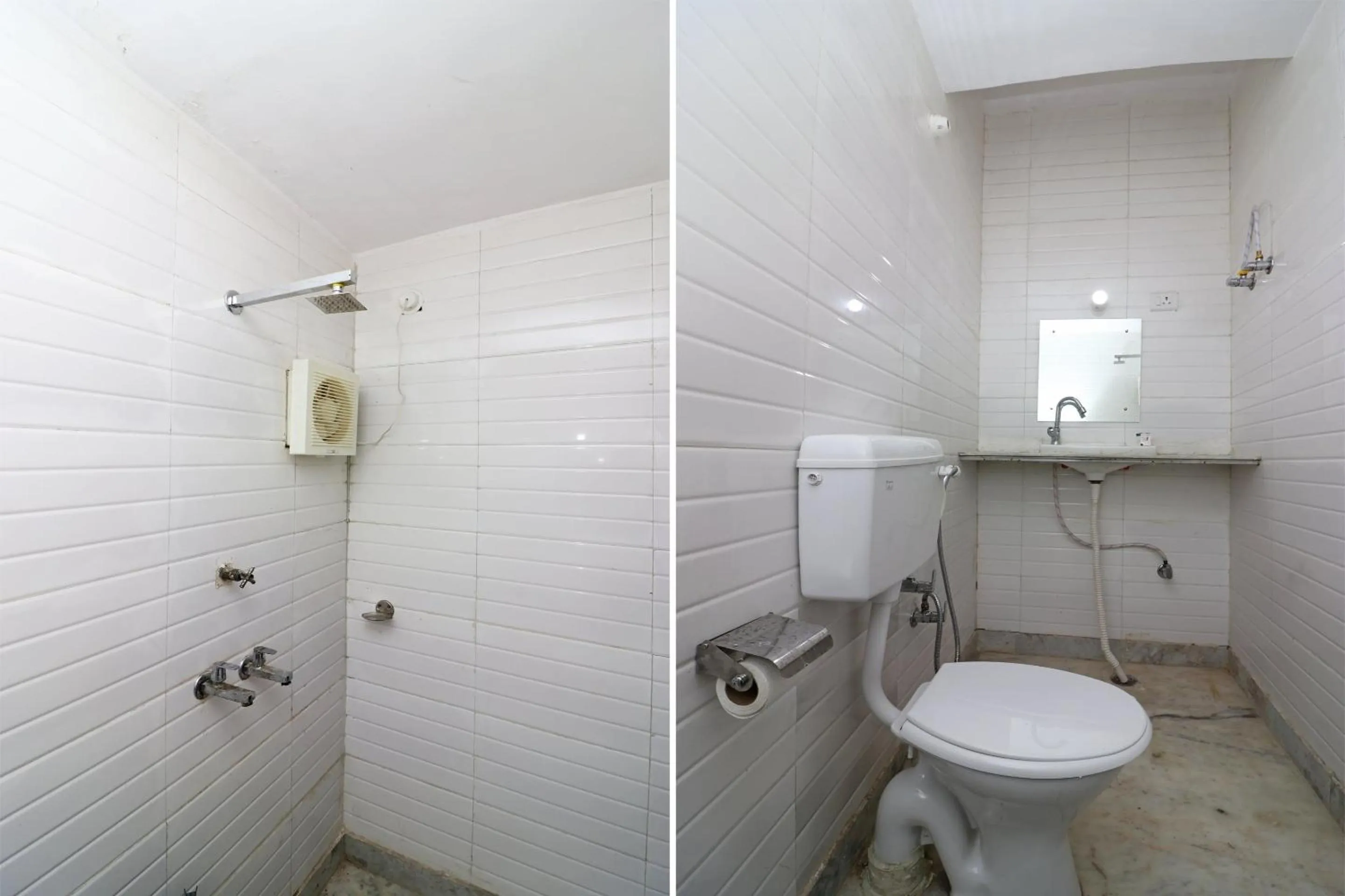 Bathroom in Hotel O Zaki Hs Near Taj Mahal