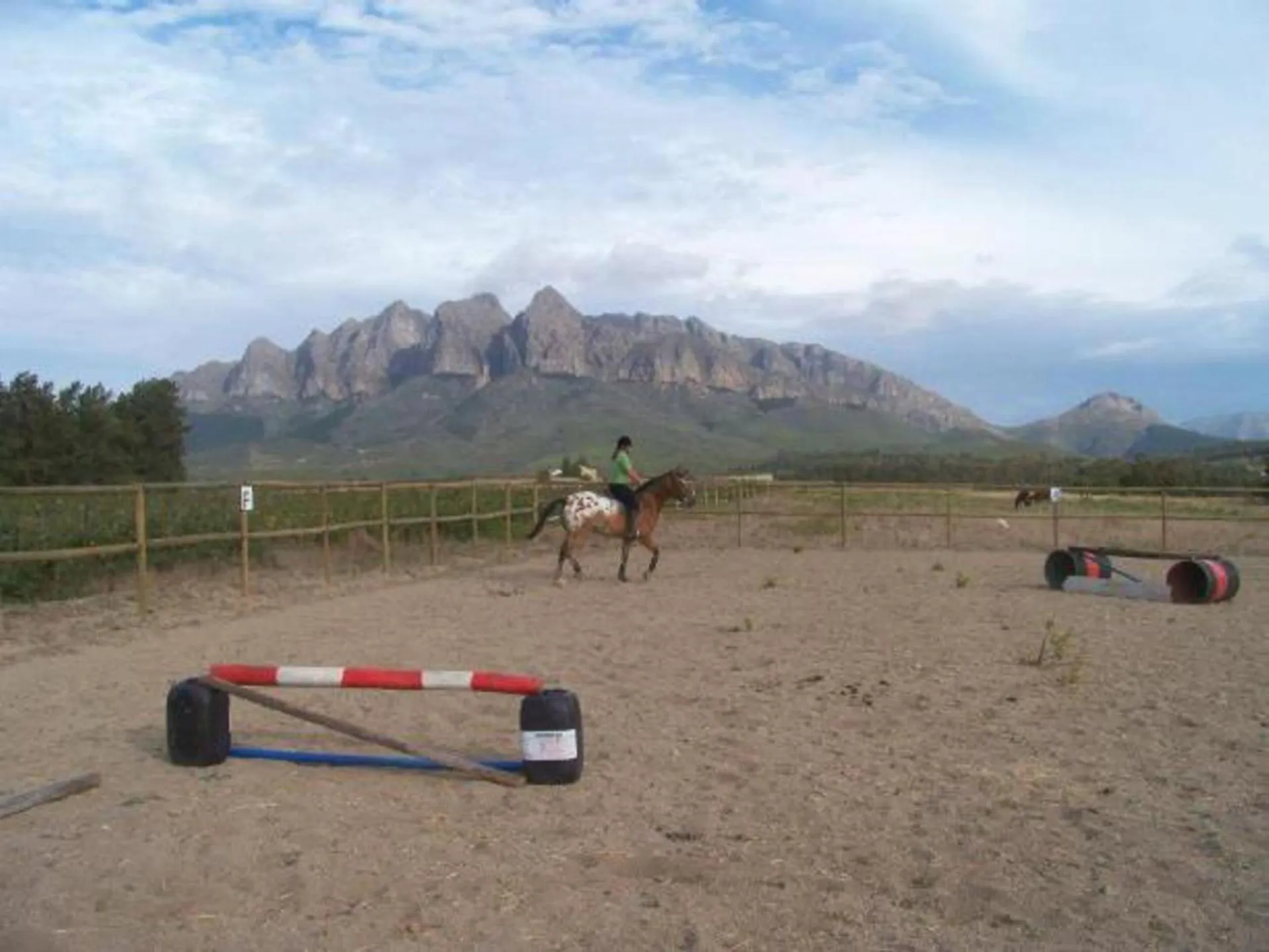 Horse-riding in Oude Wellington Estate