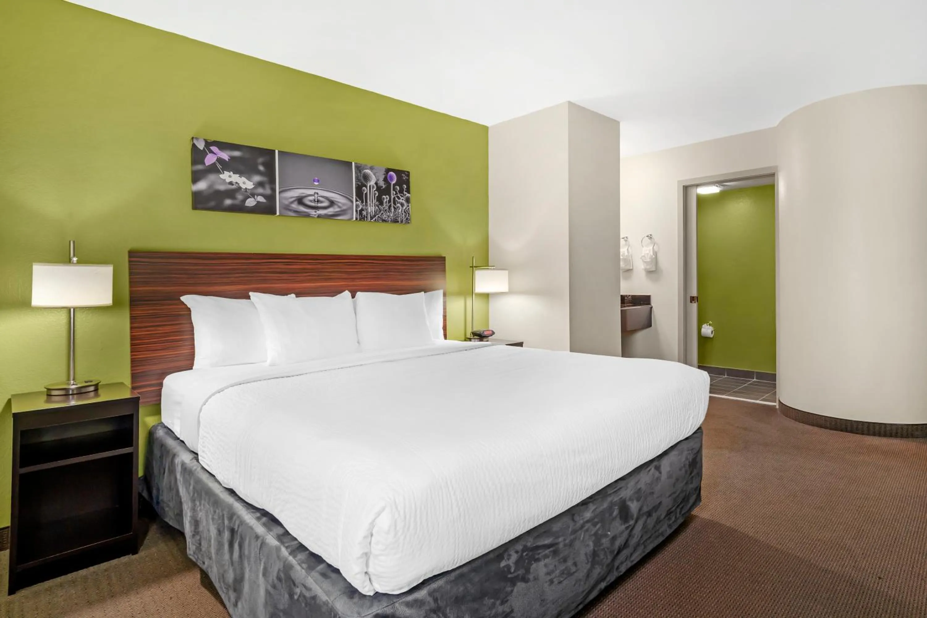 Bedroom, Bed in Sleep Inn Baton Rouge East I-12