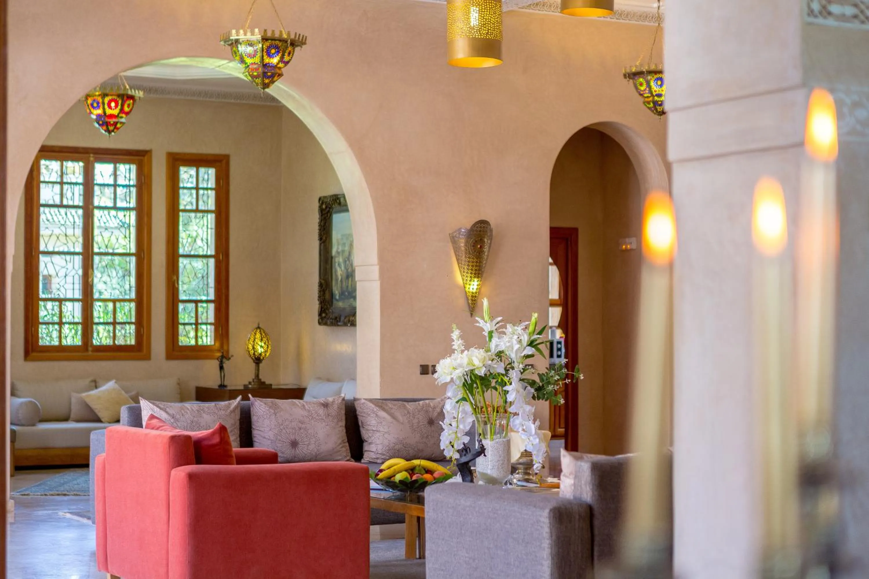 Living room in Domaine Rosaroum