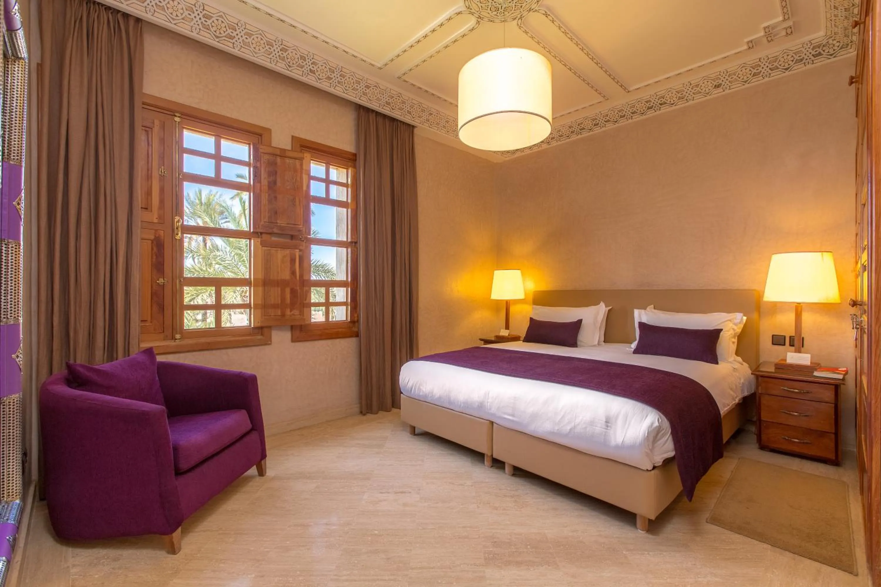 Bed in Domaine Rosaroum