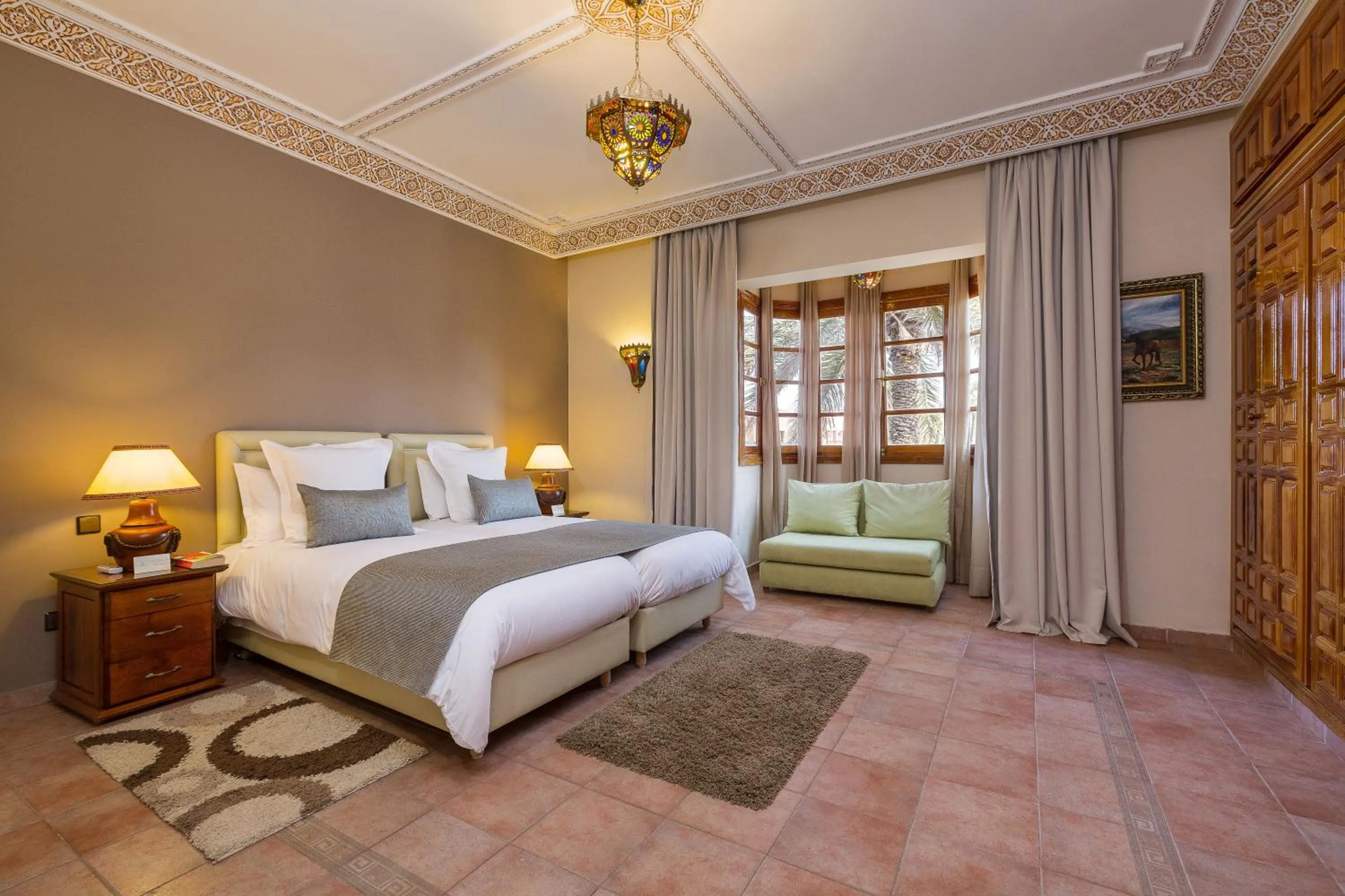 Bed in Domaine Rosaroum