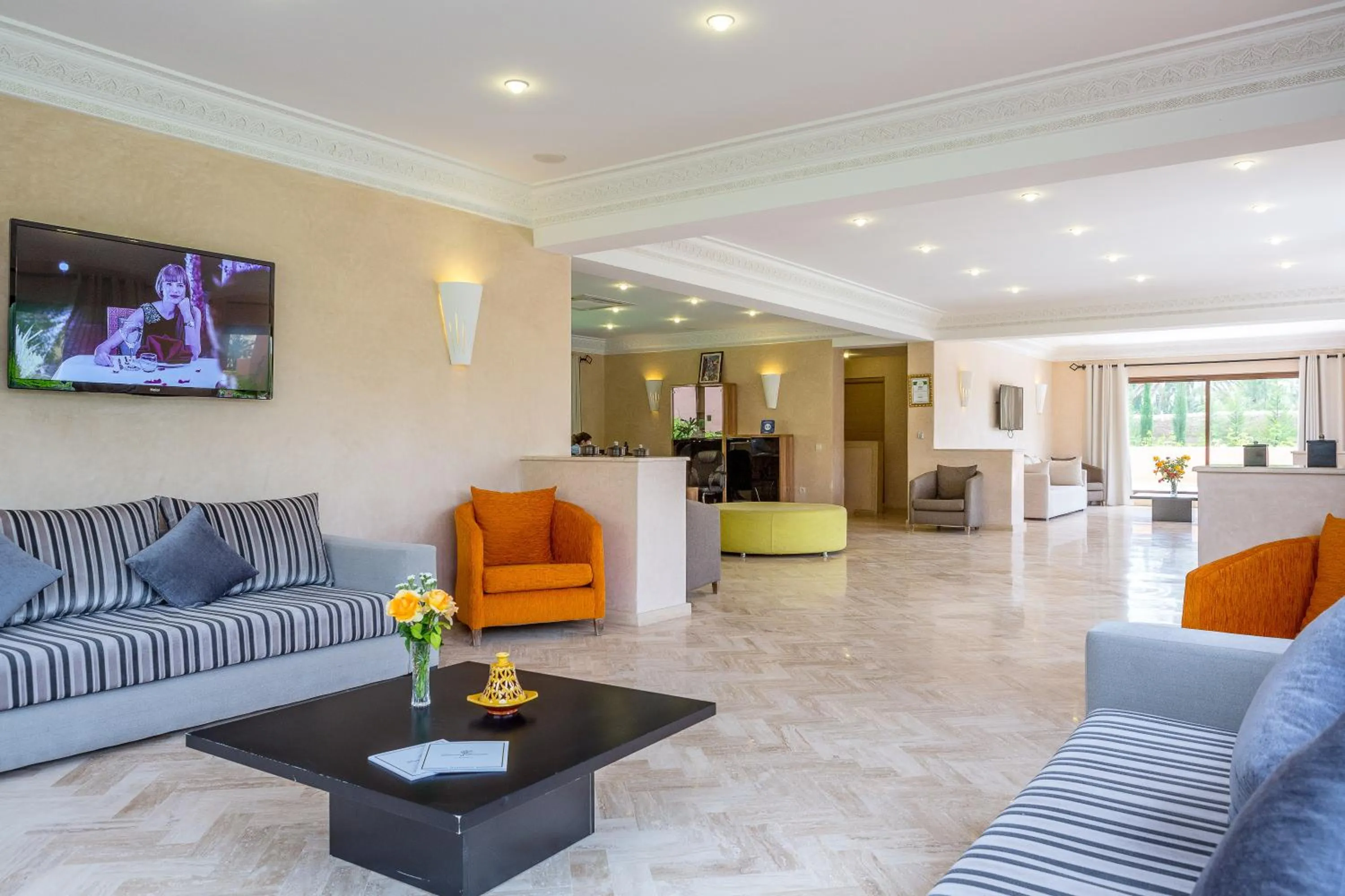 Lobby or reception in Domaine Rosaroum