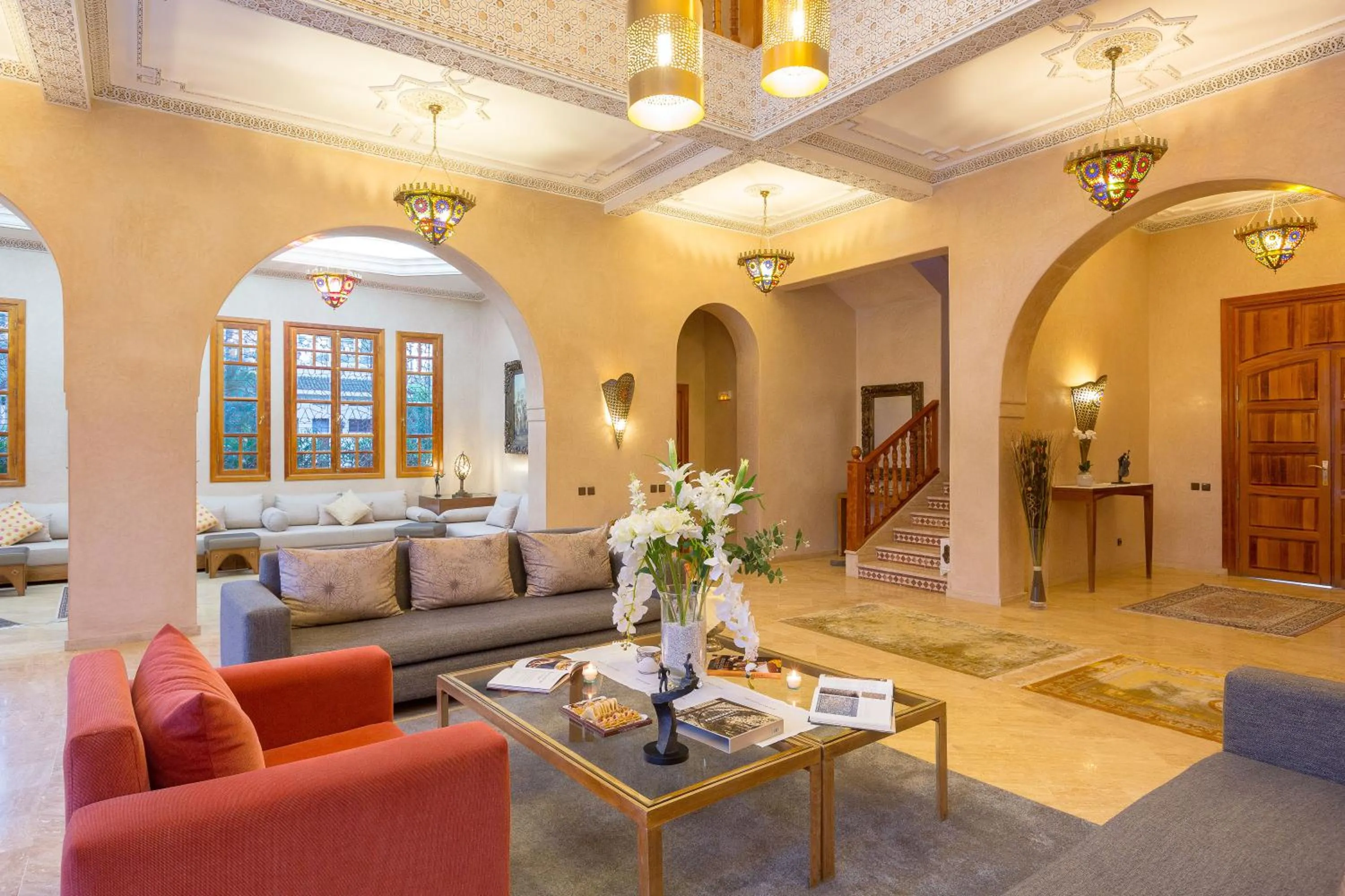 Living room in Domaine Rosaroum