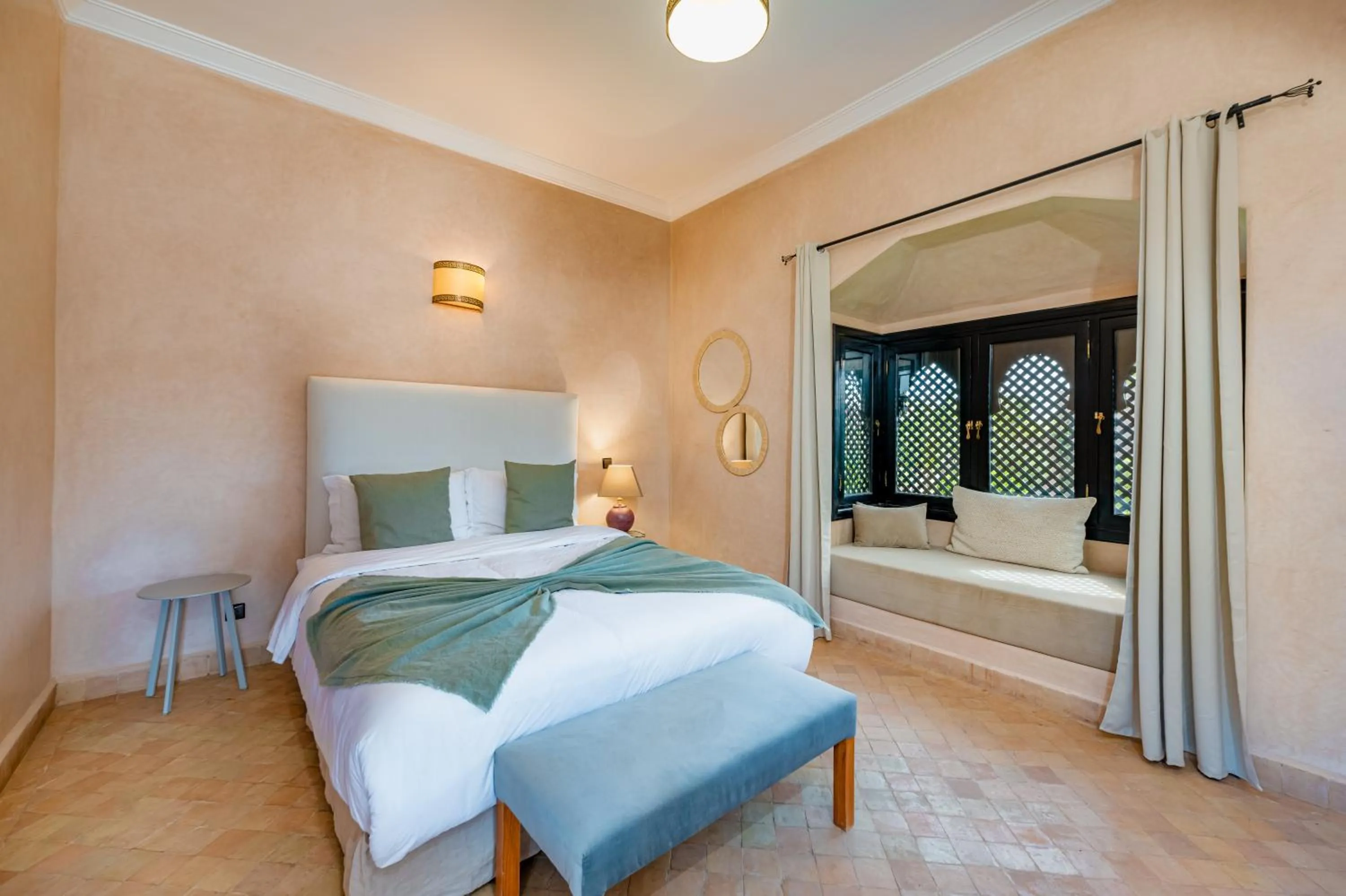 Photo of the whole room, Bed in Residence Dar Lamia Marrakech