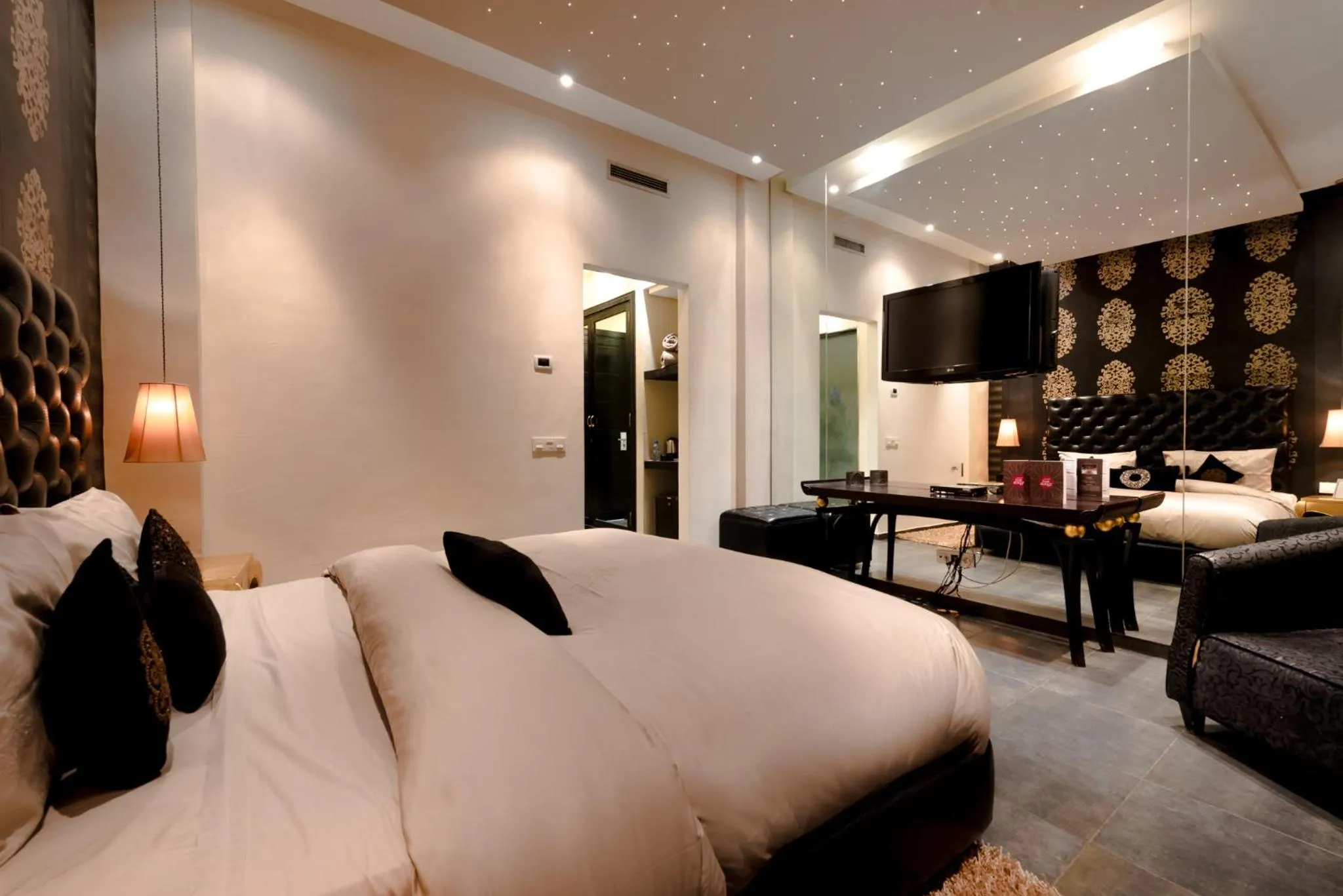 Photo of the whole room, Bed in Residence Dar Lamia Marrakech