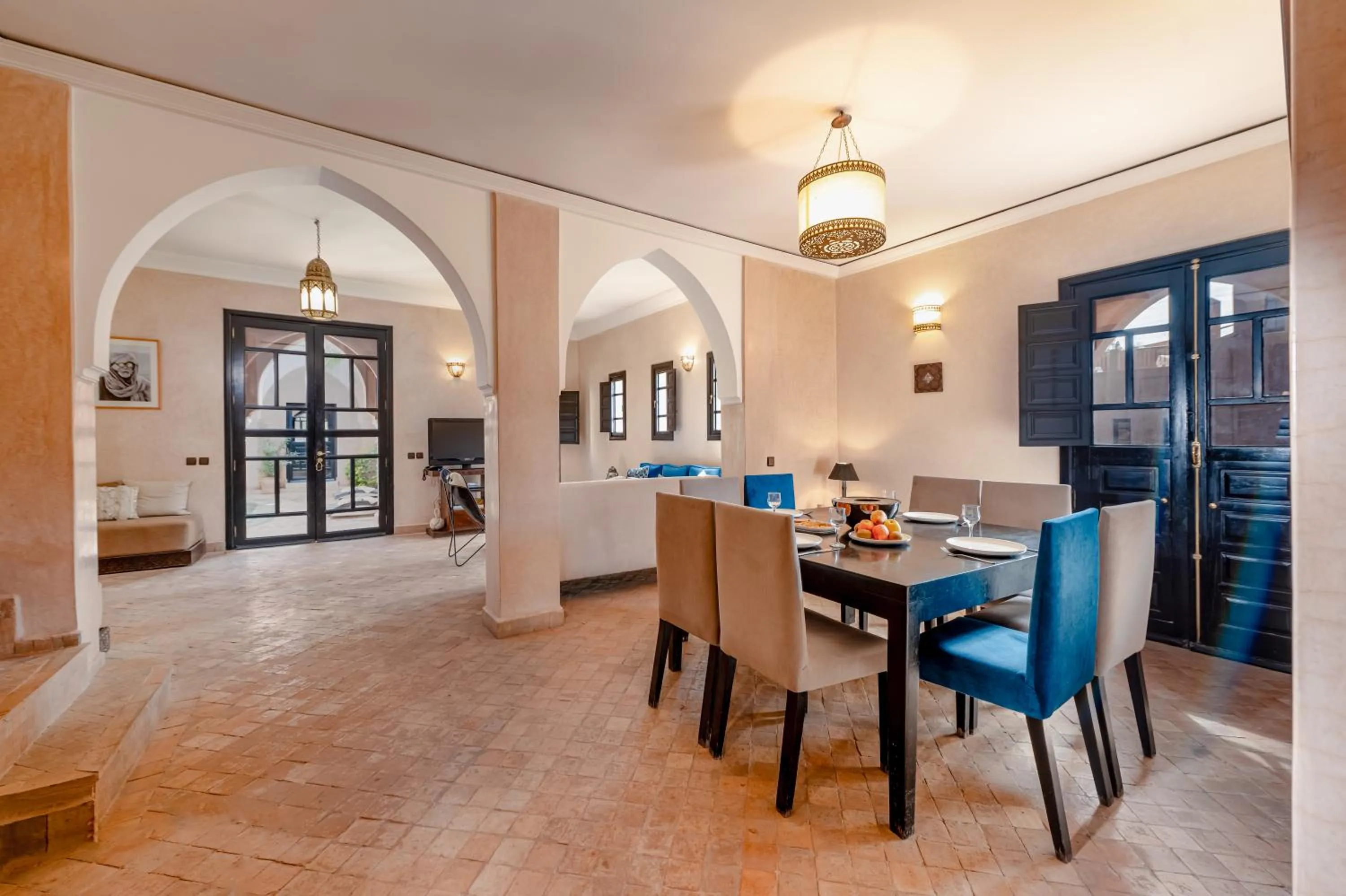 Living room in Residence Dar Lamia Marrakech