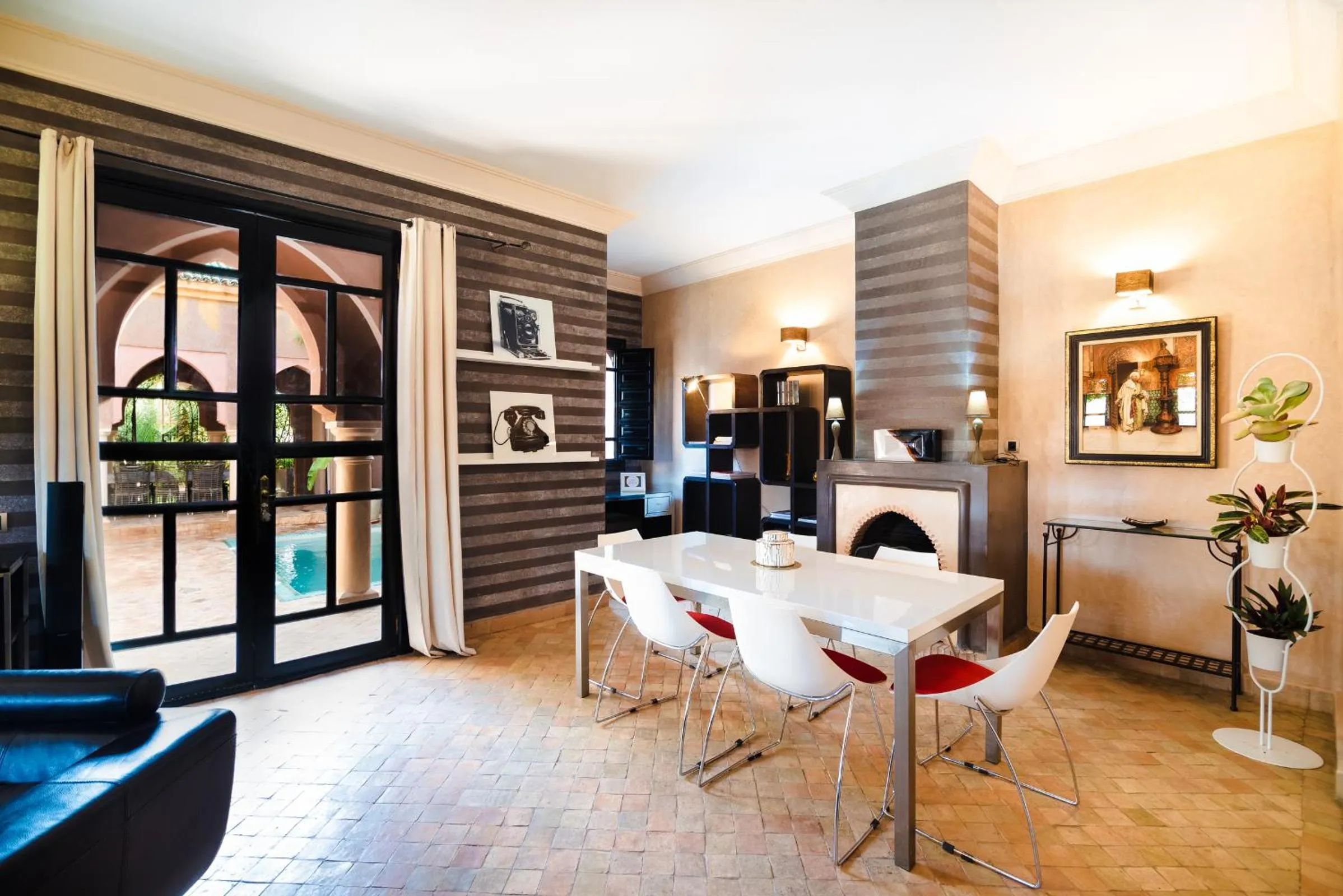 Dining area in Residence Dar Lamia Marrakech