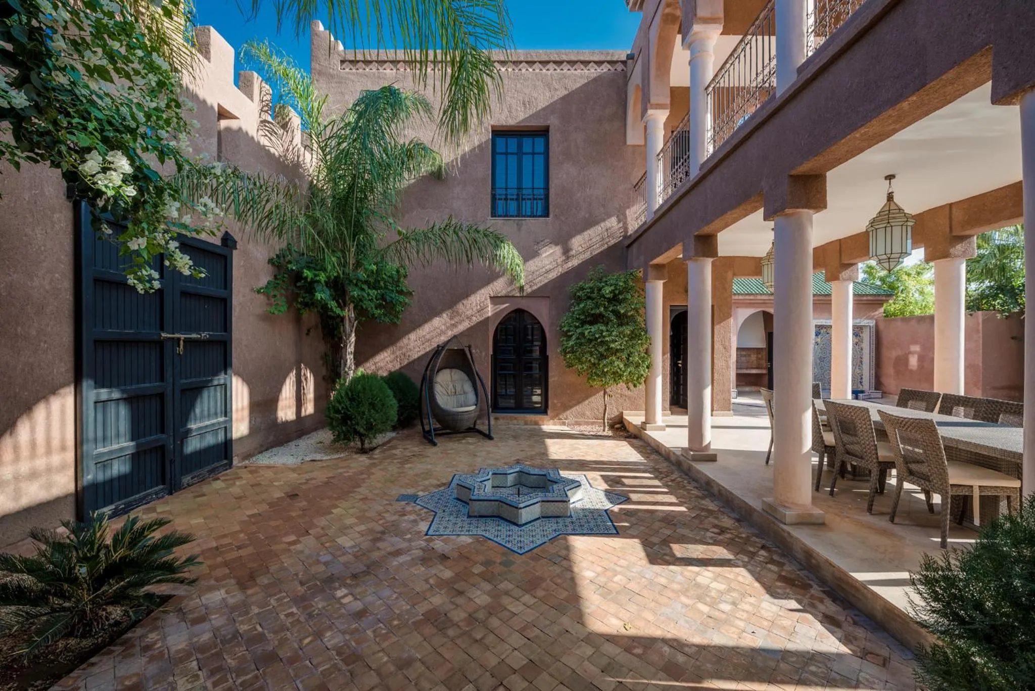 Balcony/Terrace in Residence Dar Lamia Marrakech