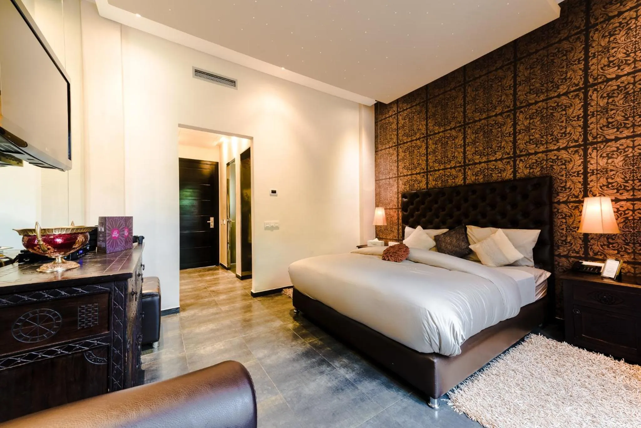 Photo of the whole room, Bed in Residence Dar Lamia Marrakech