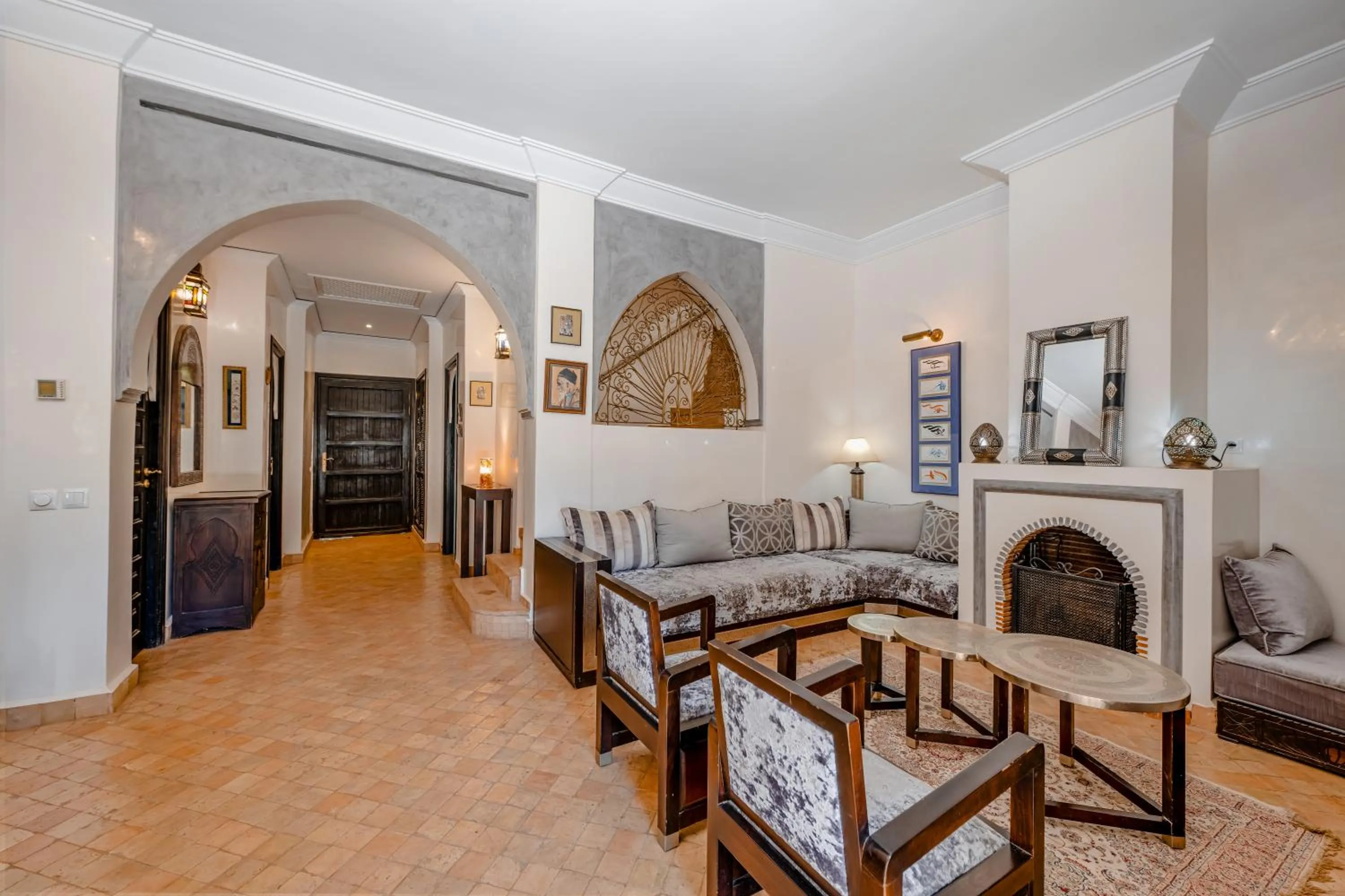 Seating area in Residence Dar Lamia Marrakech
