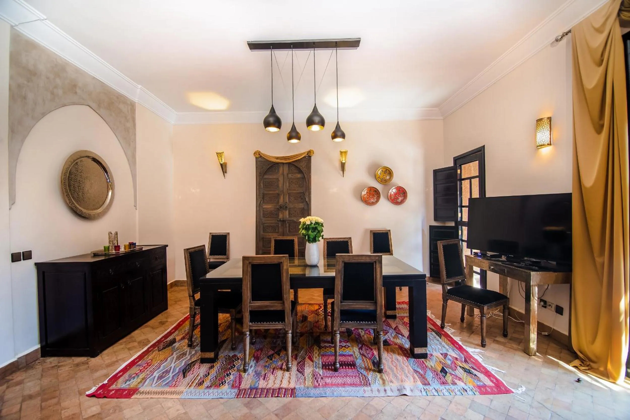 Dining area in Residence Dar Lamia Marrakech