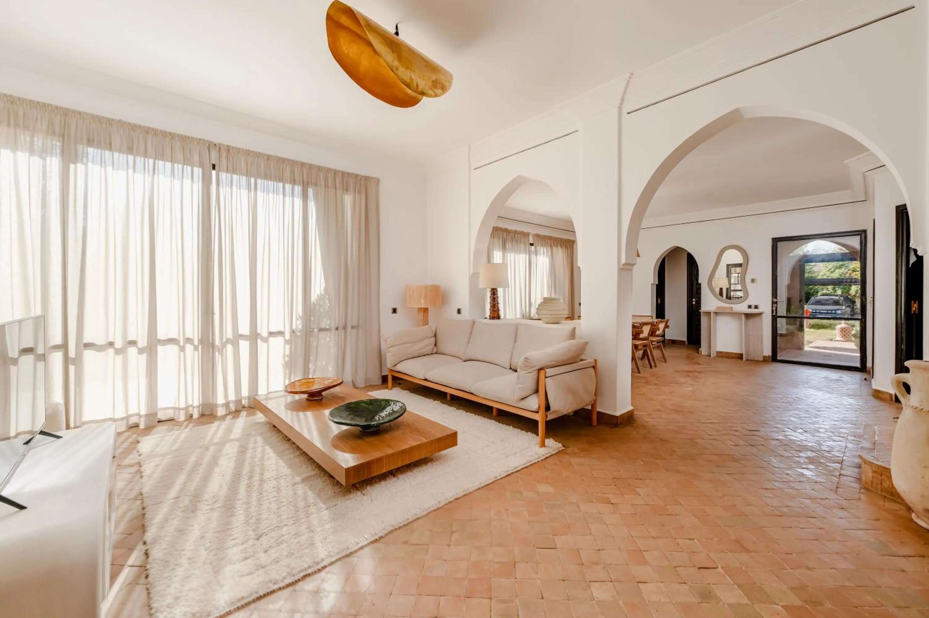 Living room in Residence Dar Lamia Marrakech