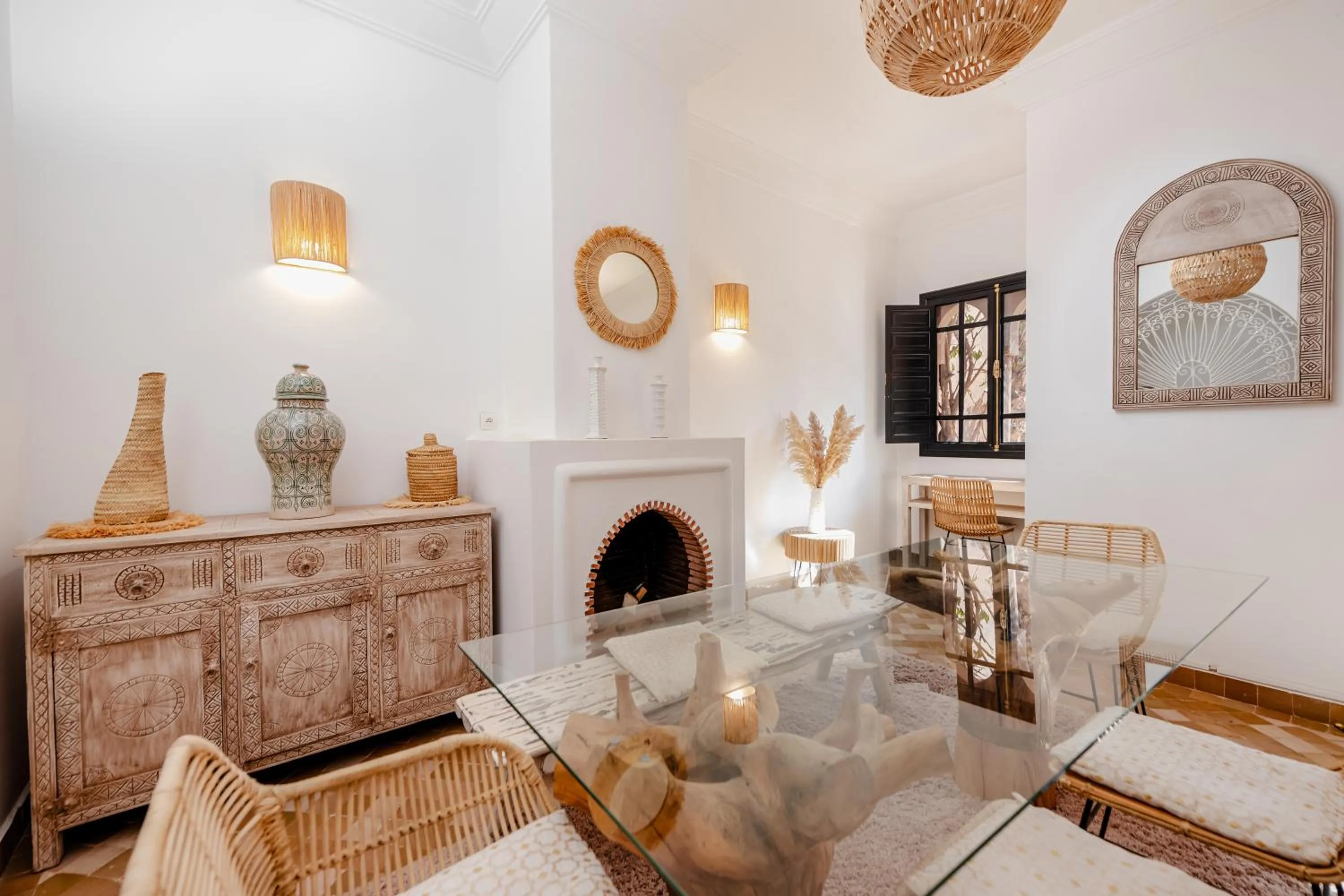 Dining area in Residence Dar Lamia Marrakech
