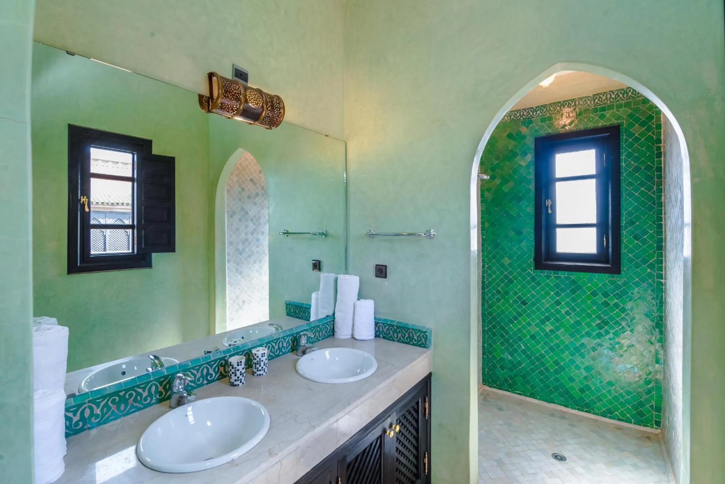 Shower in Residence Dar Lamia Marrakech