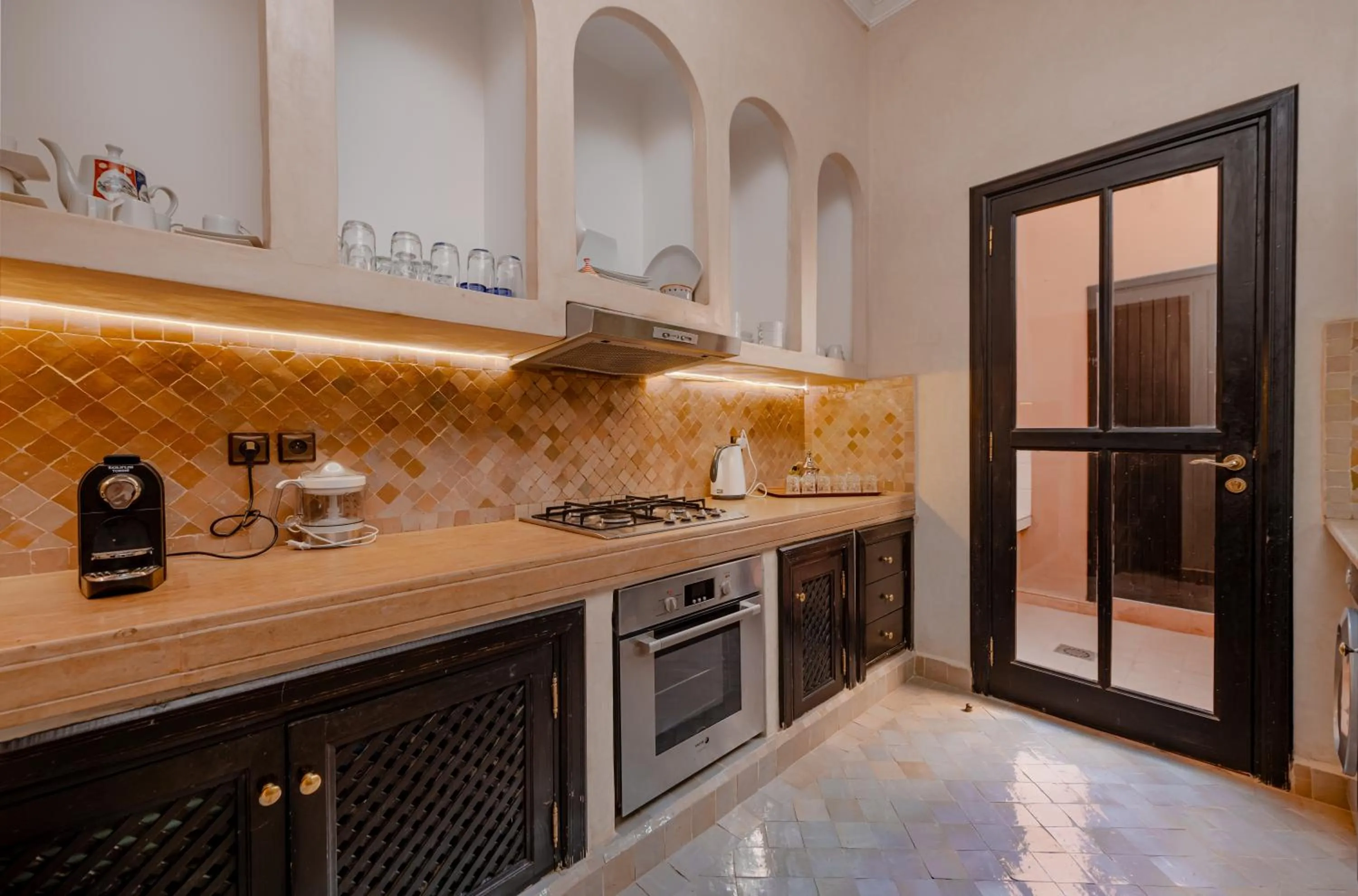 Kitchen or kitchenette in Residence Dar Lamia Marrakech