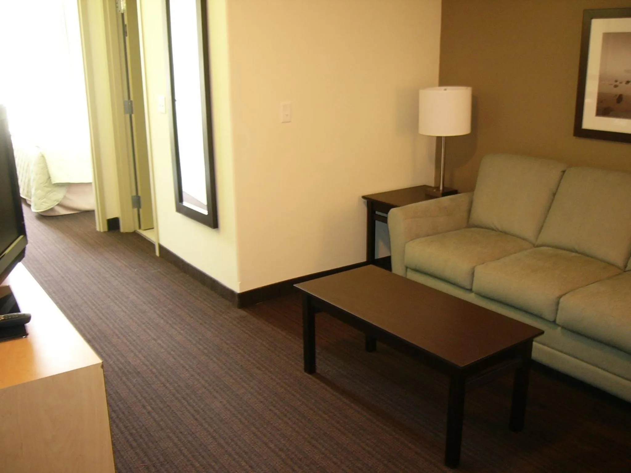 Seating area in Super 8 by Wyndham Peterborough