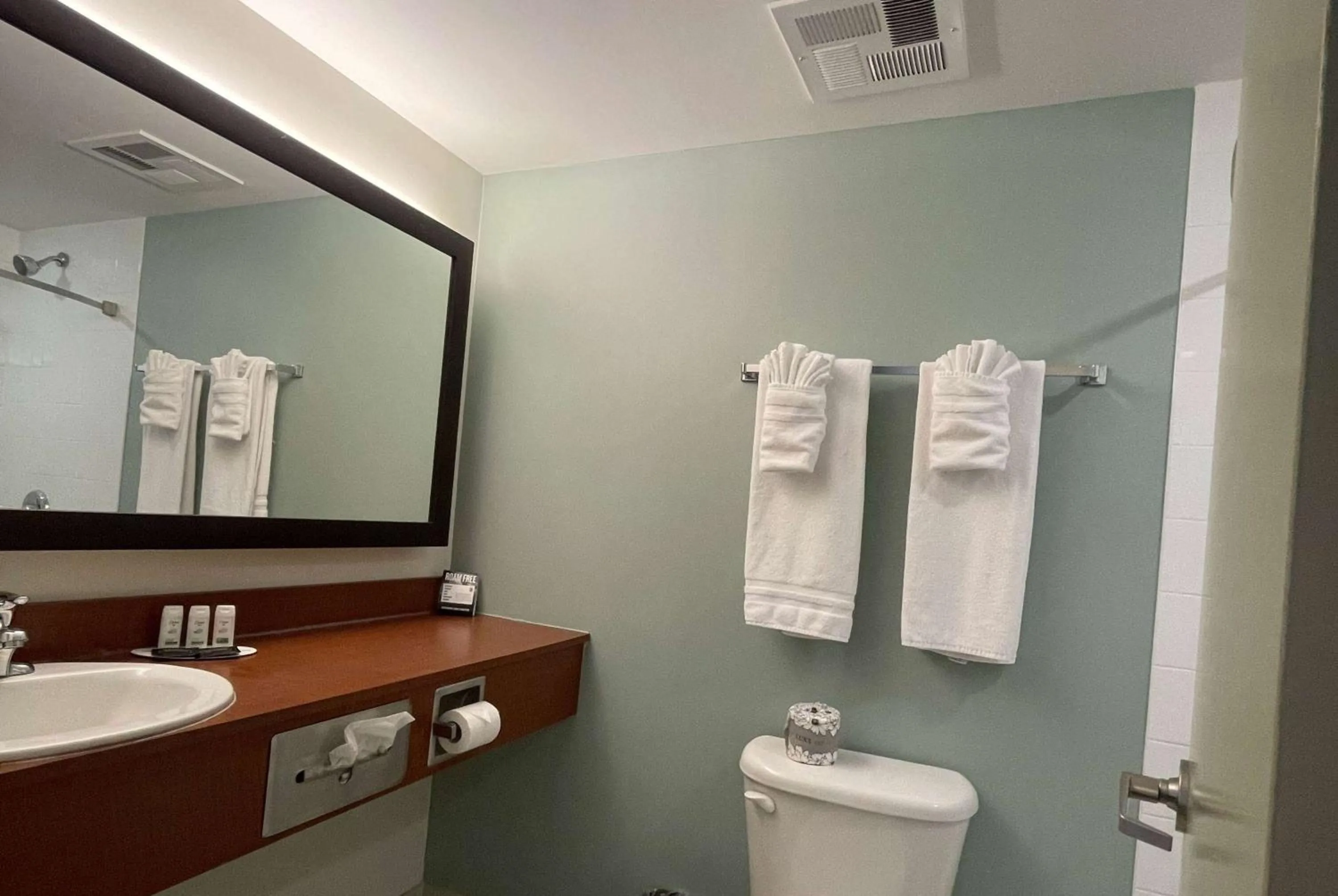 Bathroom in Super 8 by Wyndham Peterborough