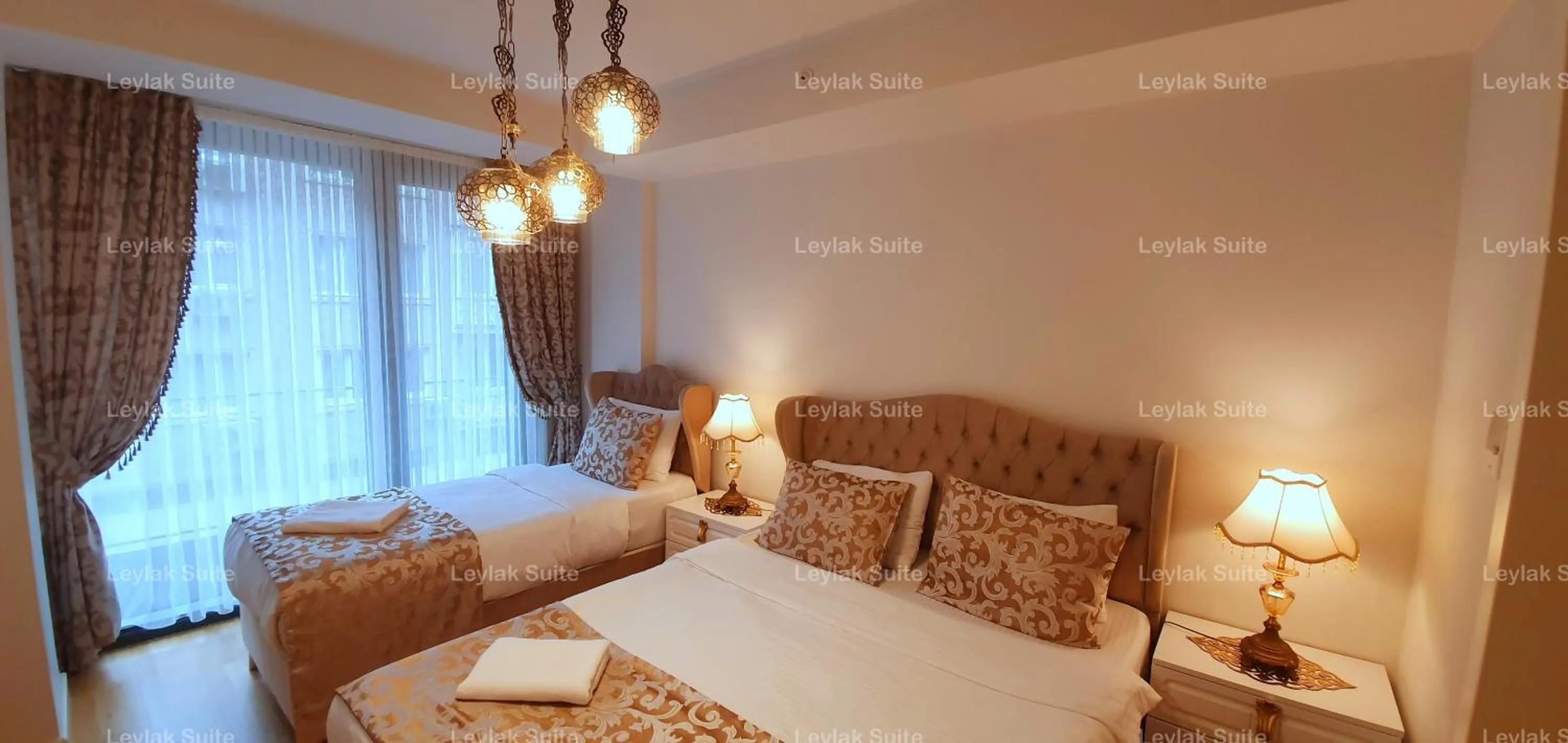 Bed in Taksim leylak suite