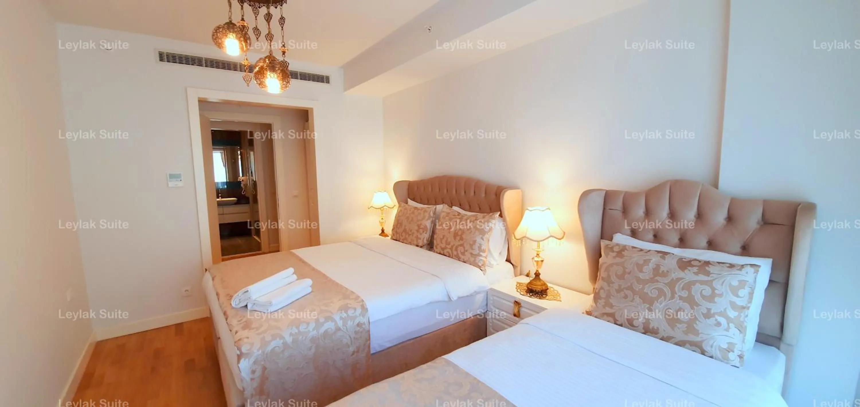 Bed in Taksim leylak suite