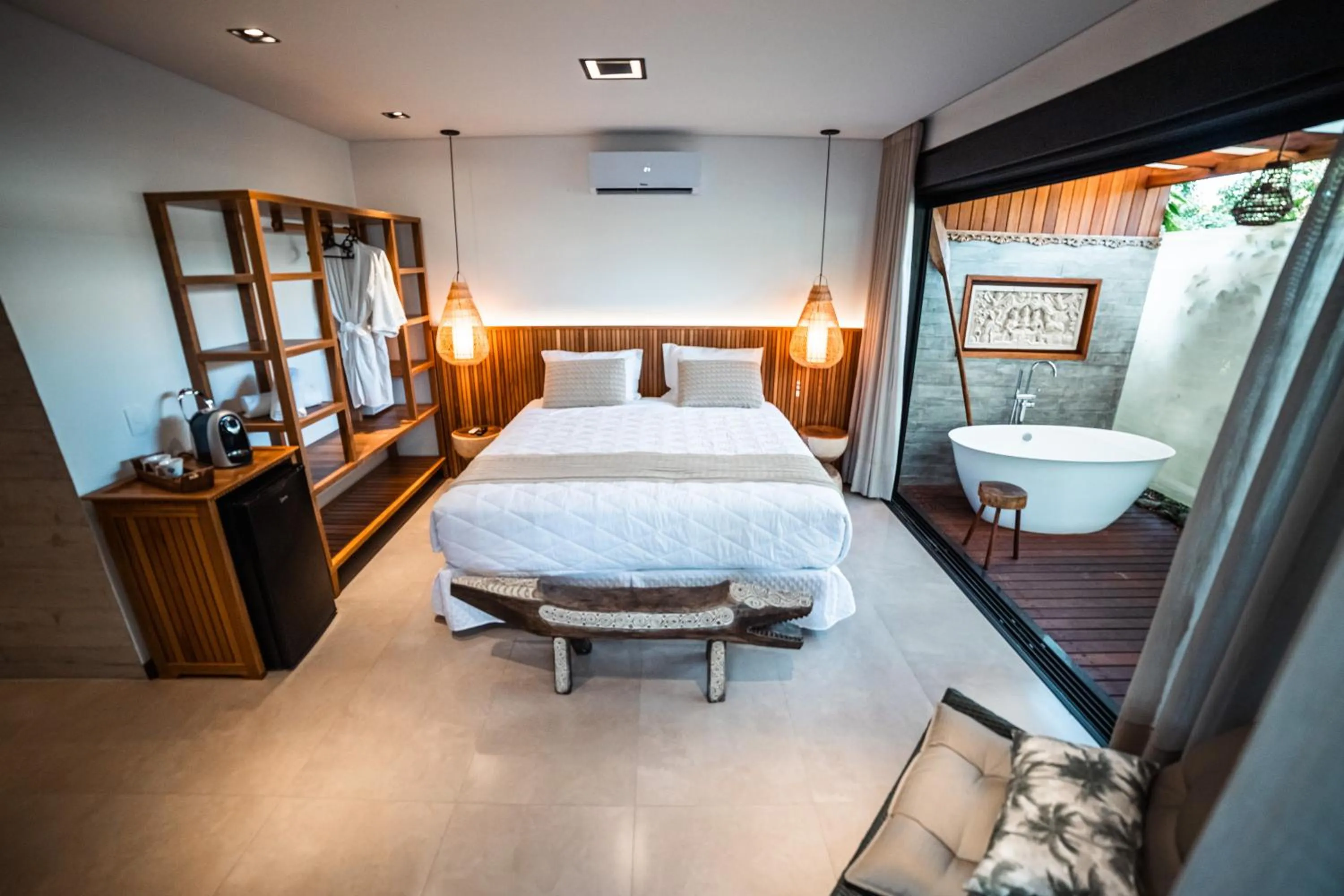 Bed in Pousada Astral da Ilha