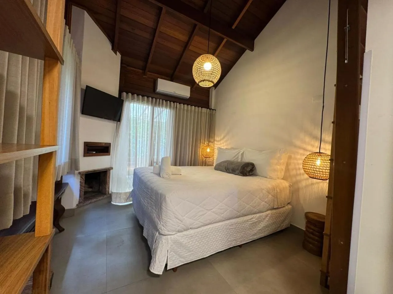 Bed in Pousada Astral da Ilha