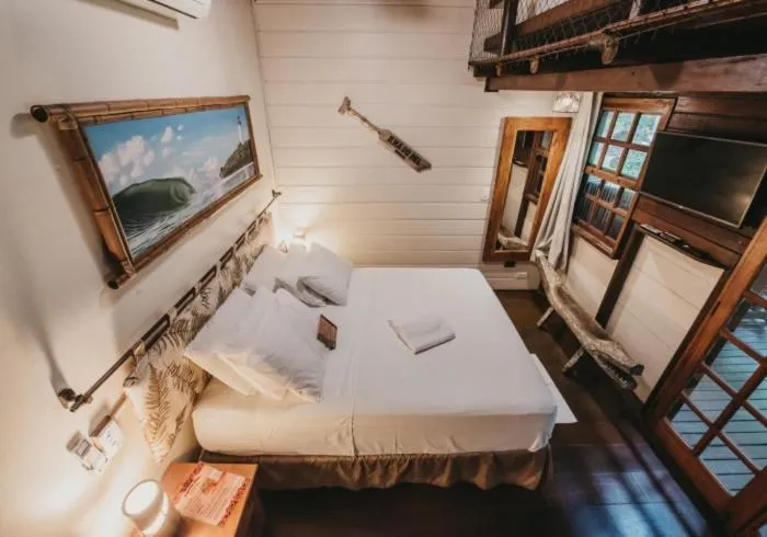 Bed in Pousada Astral da Ilha