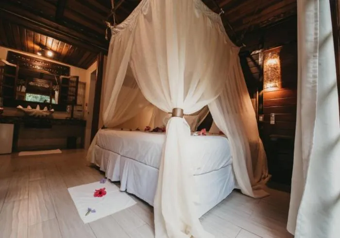 Bed in Pousada Astral da Ilha