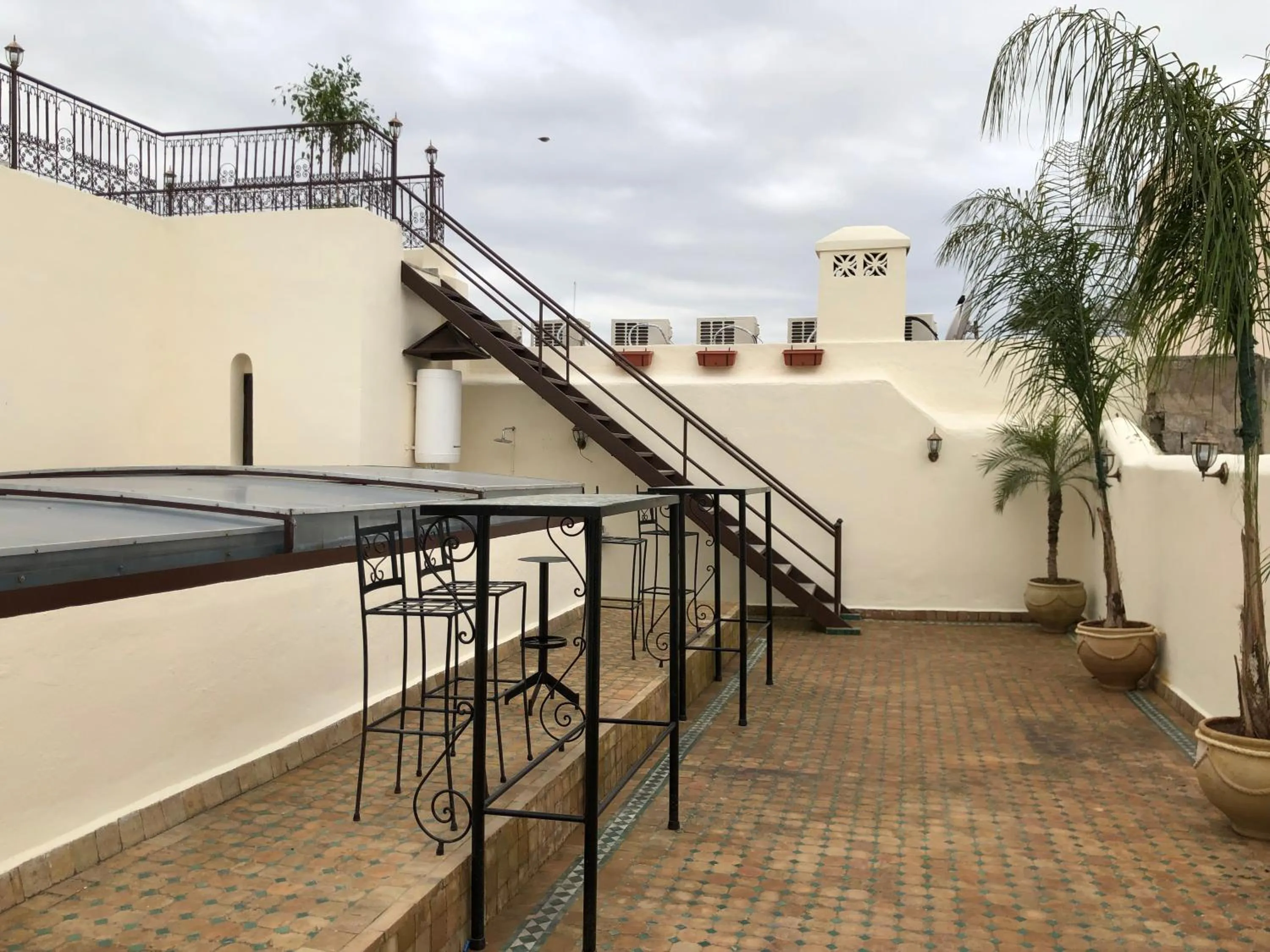 Balcony/Terrace in Le Grand Alcazar - Riad