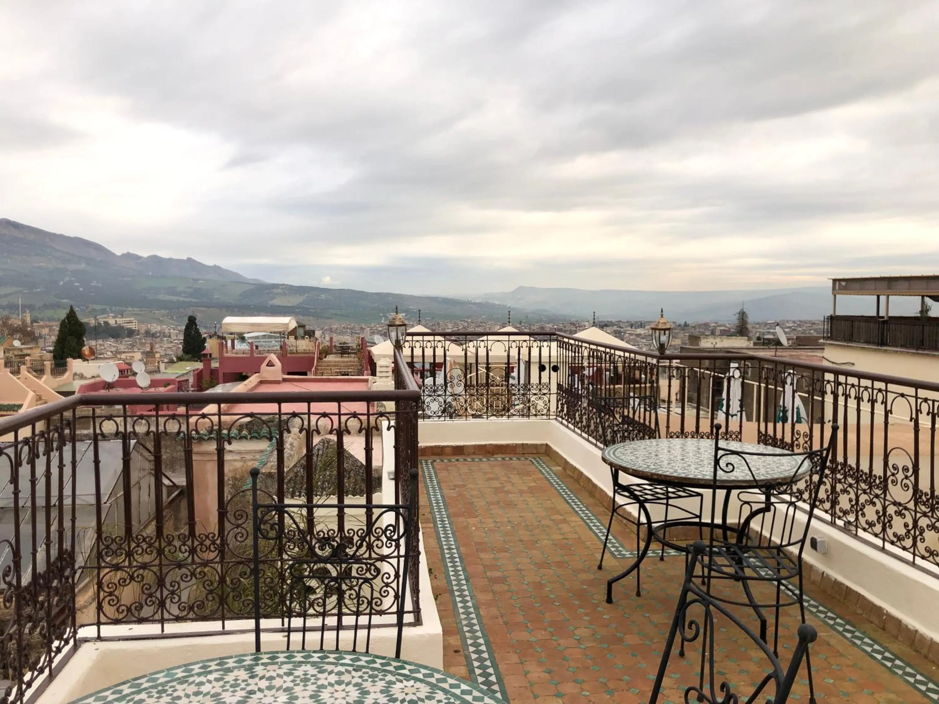 Balcony/Terrace in Le Grand Alcazar - Riad