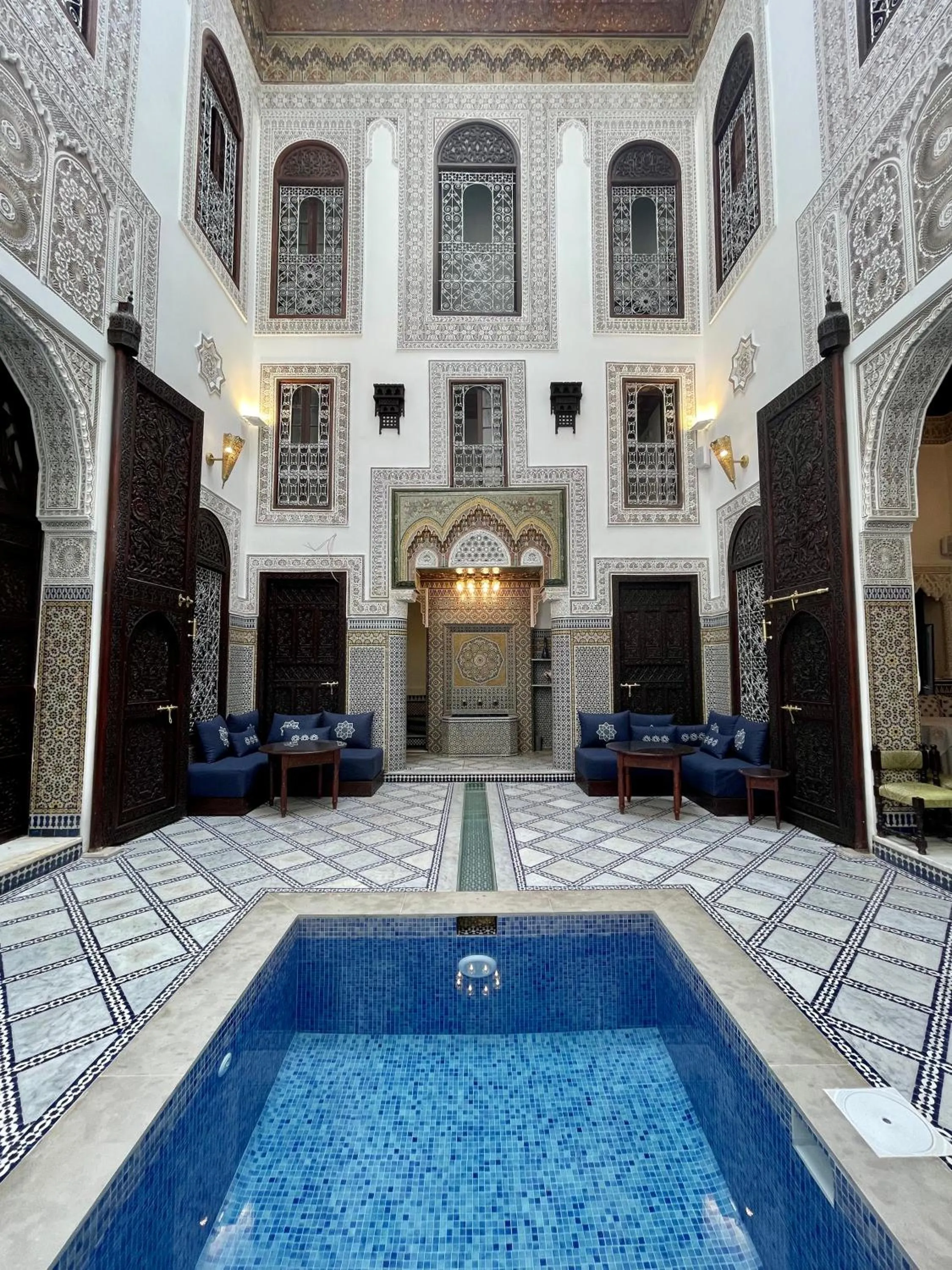 Living room in Le Grand Alcazar - Riad