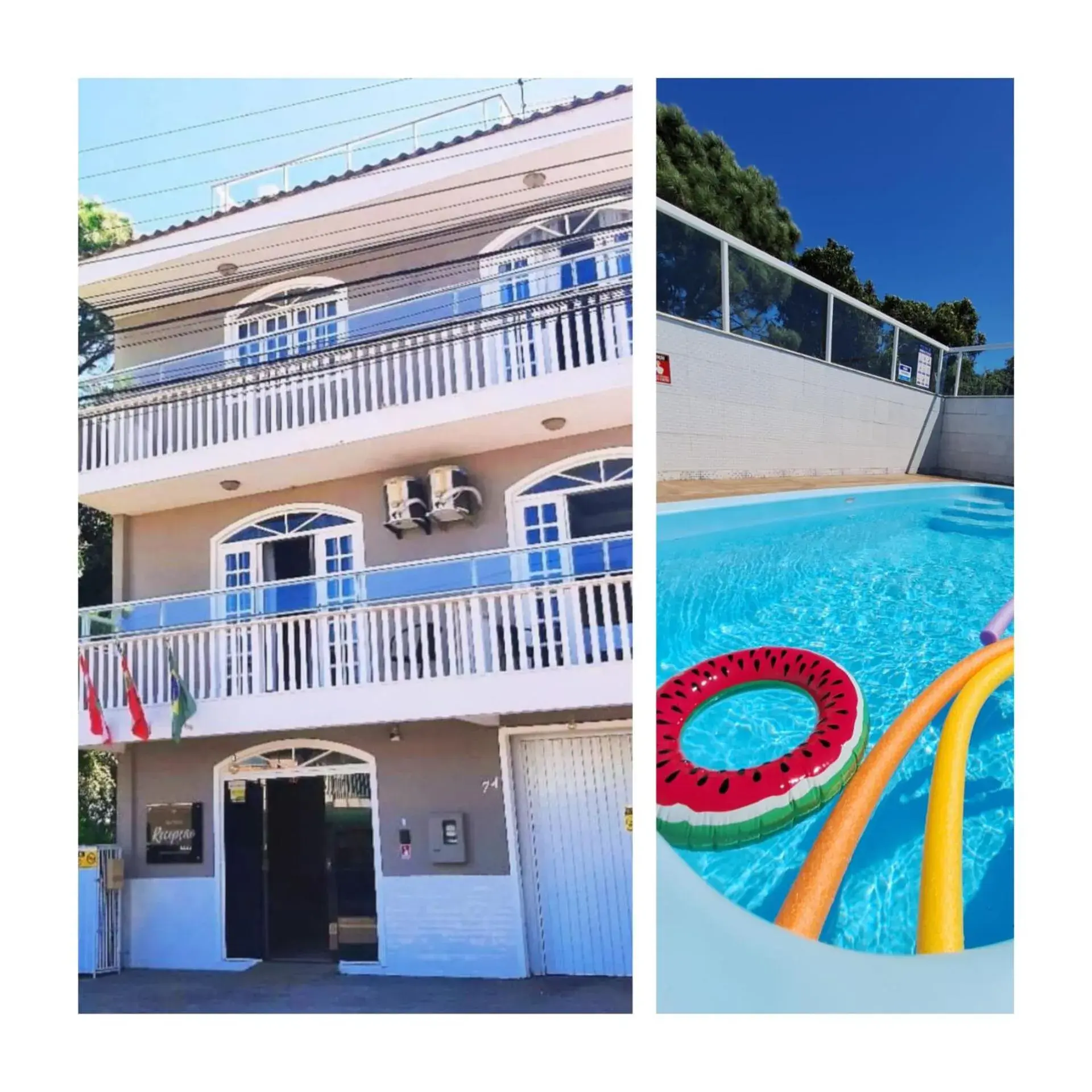 Hotel Hospedagem Palhoça com piscina Hotel Hospedagem Palhoça com piscina