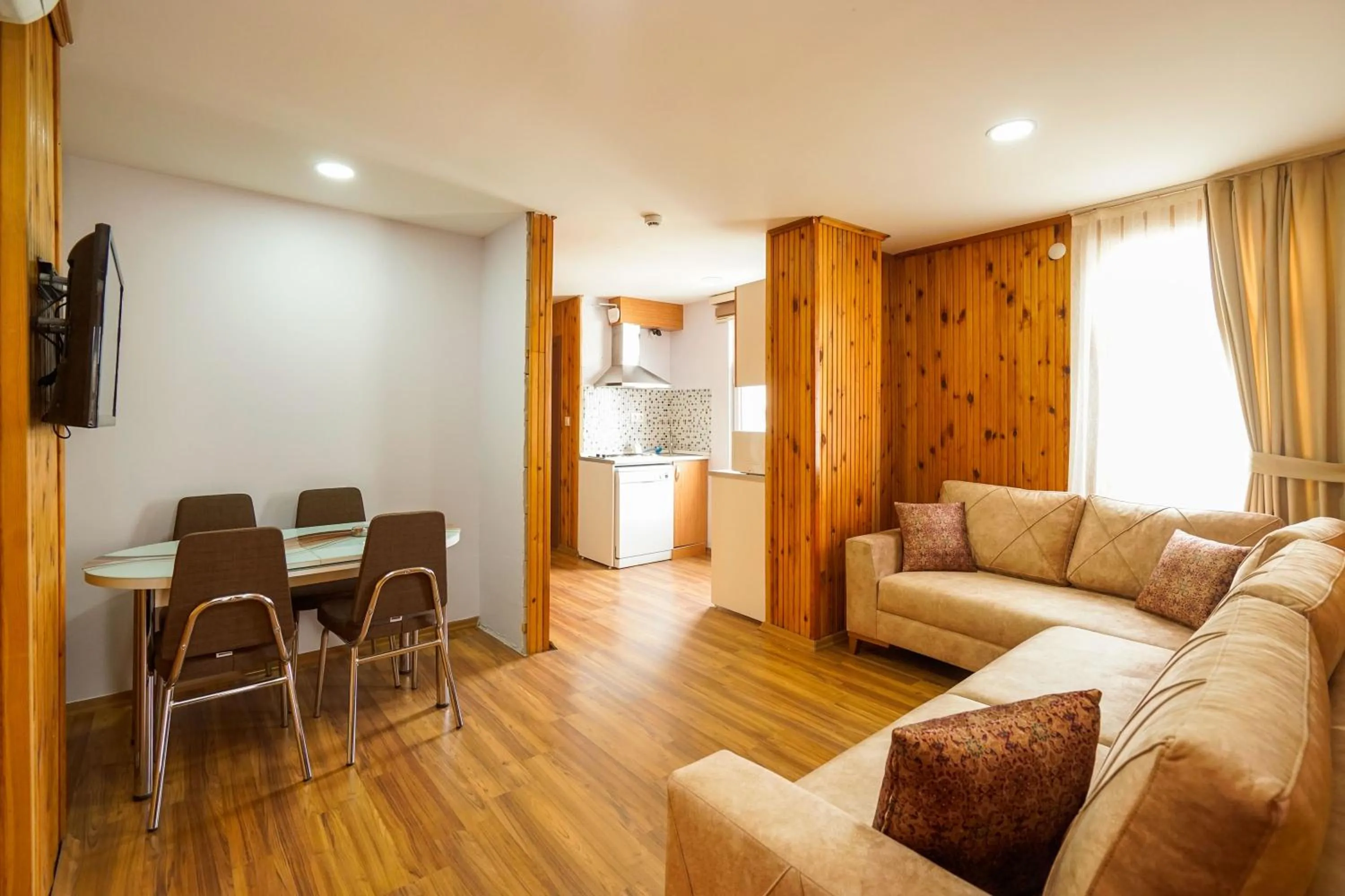 Seating area in Element Residence