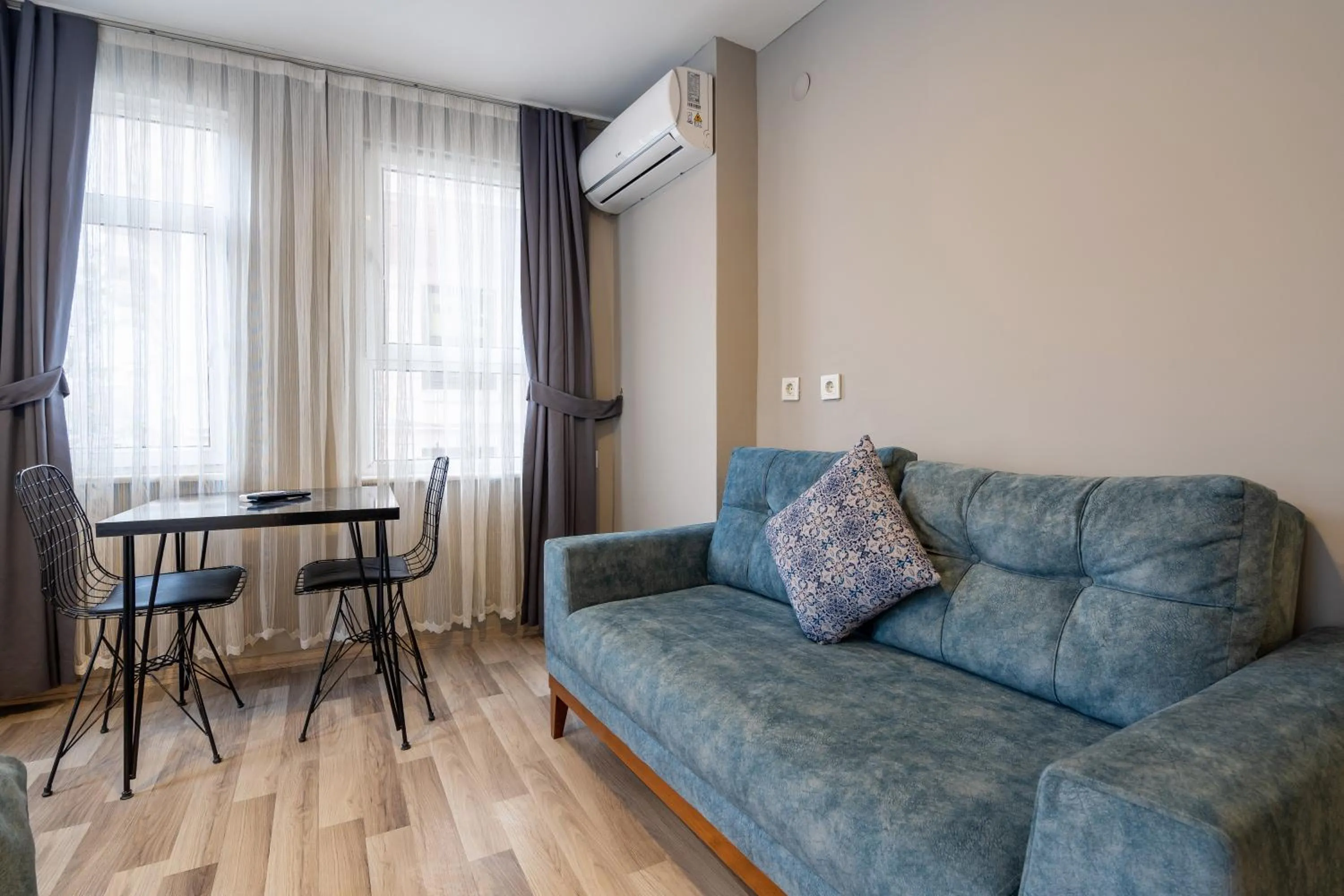 Seating area in Element Residence