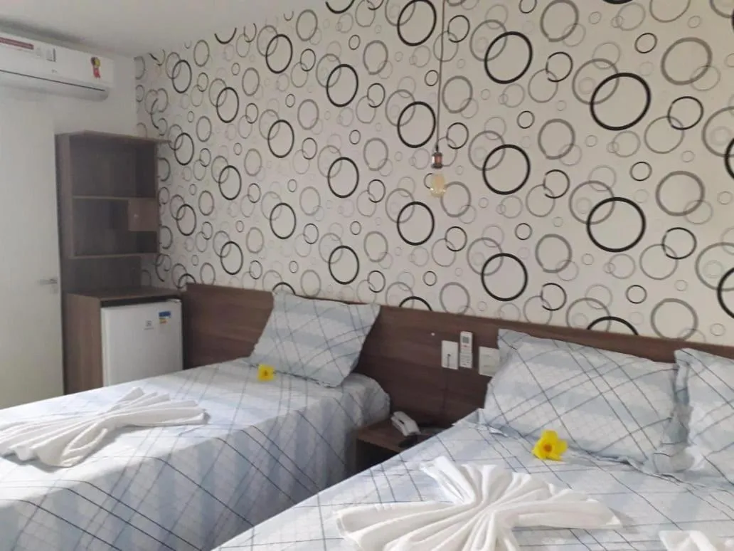 Bed in Pousada Aliança