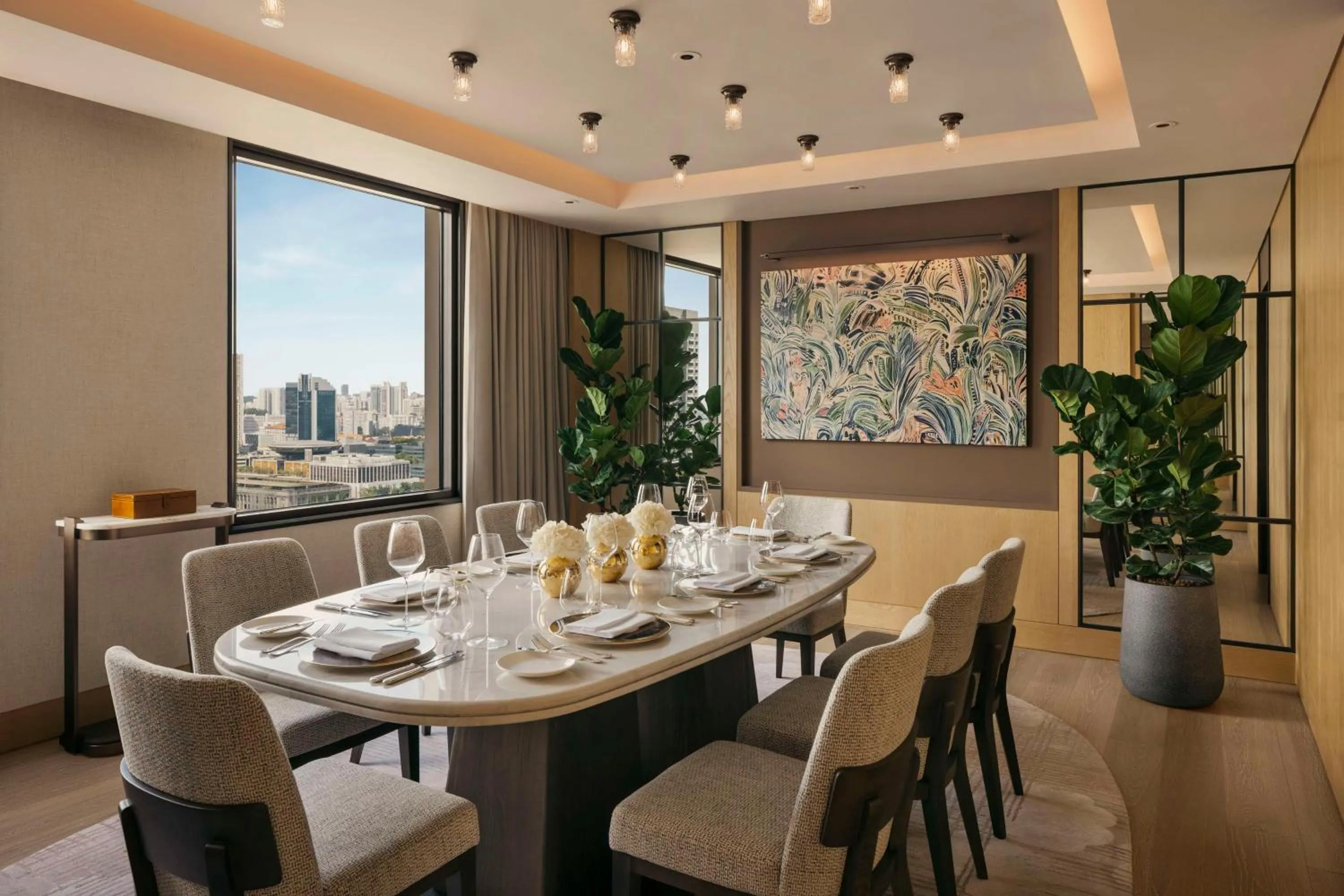 Living room in Conrad Centennial Singapore