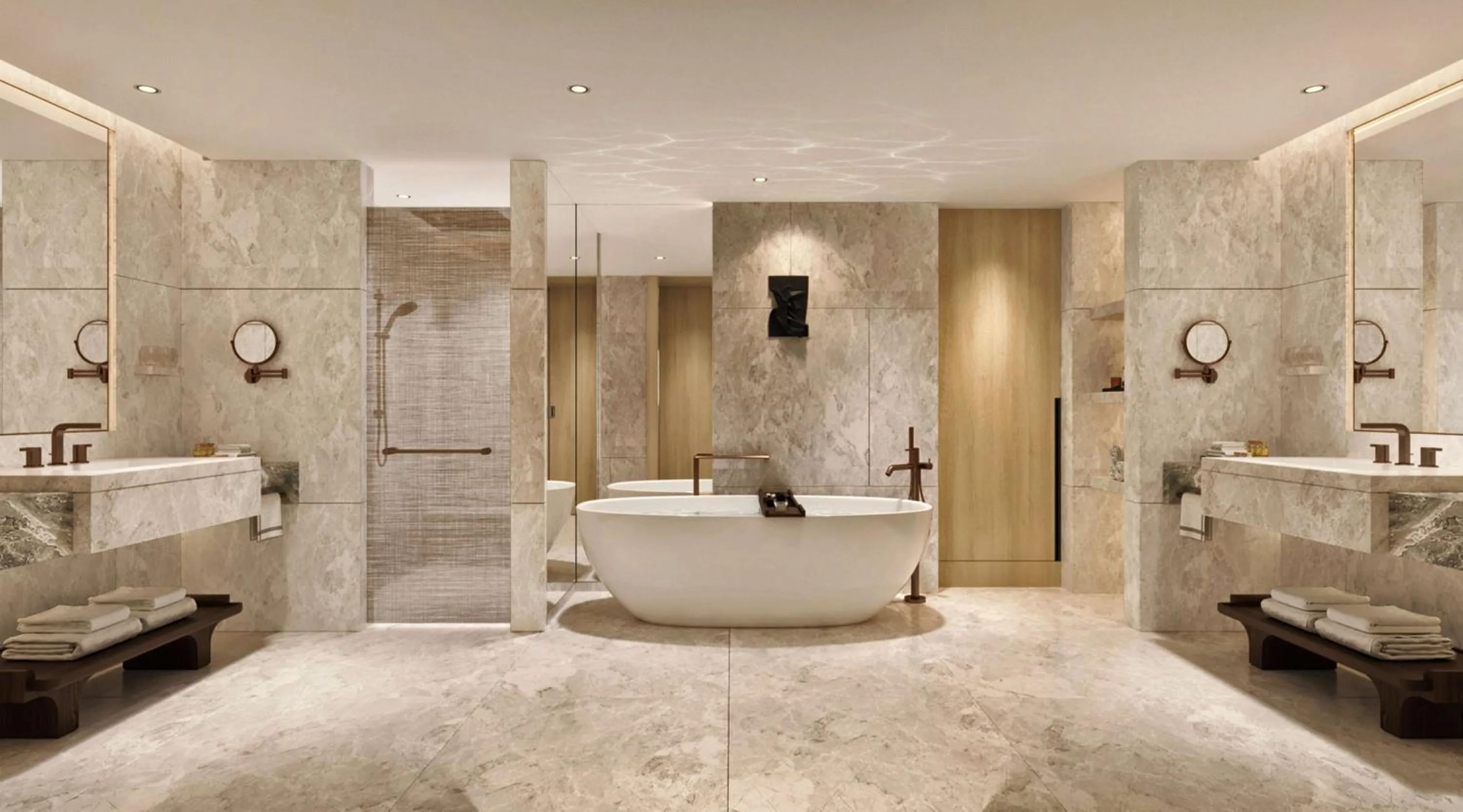 Bathroom in Conrad Centennial Singapore