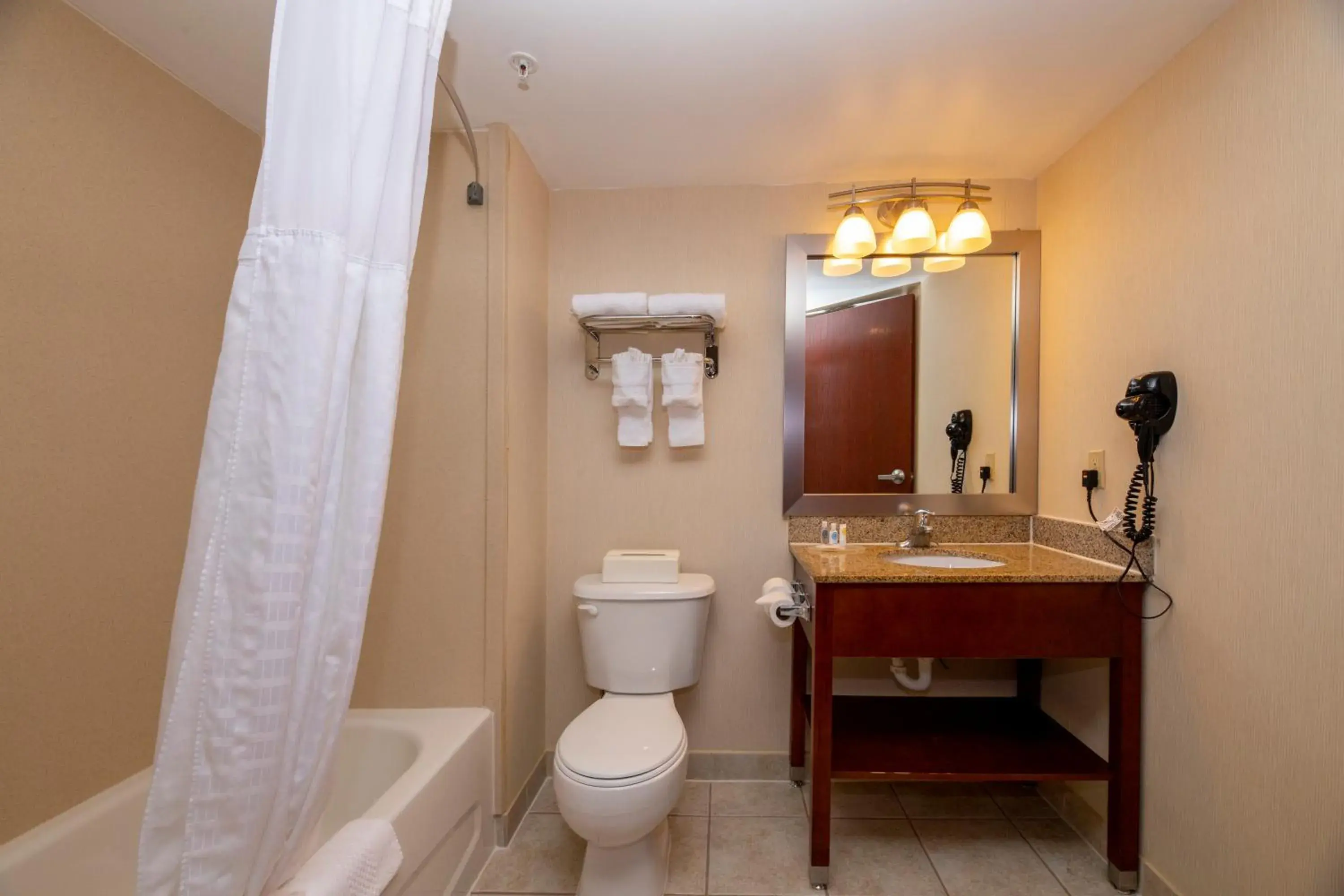 Bathroom in Comfort Inn Near Quantico Main Gate North Bathroom in Comfort Inn Near Quantico Main Gate North