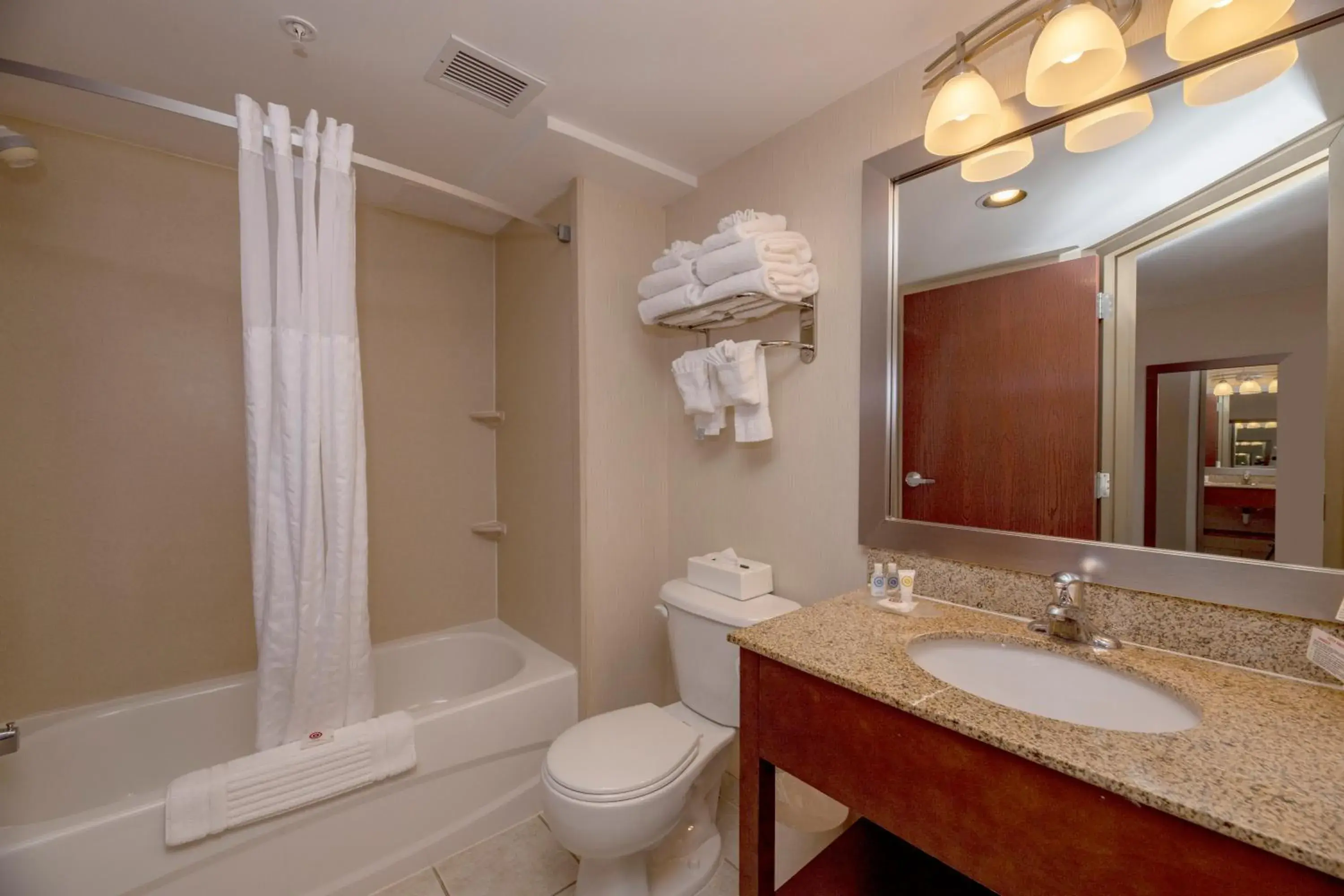 Bathroom in Comfort Inn Near Quantico Main Gate North Bathroom in Comfort Inn Near Quantico Main Gate North