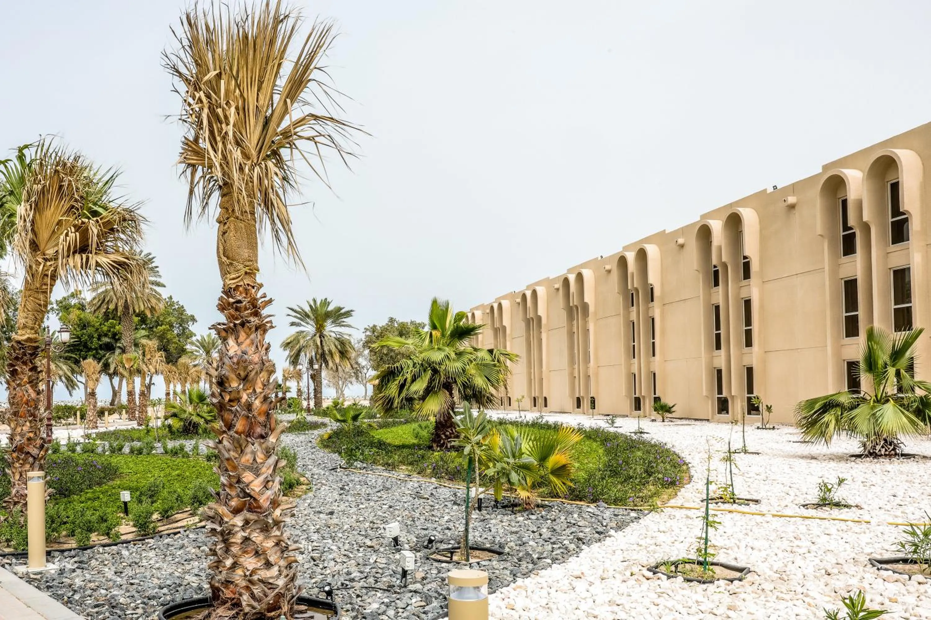 Garden view in Dhafra Beach Hotel