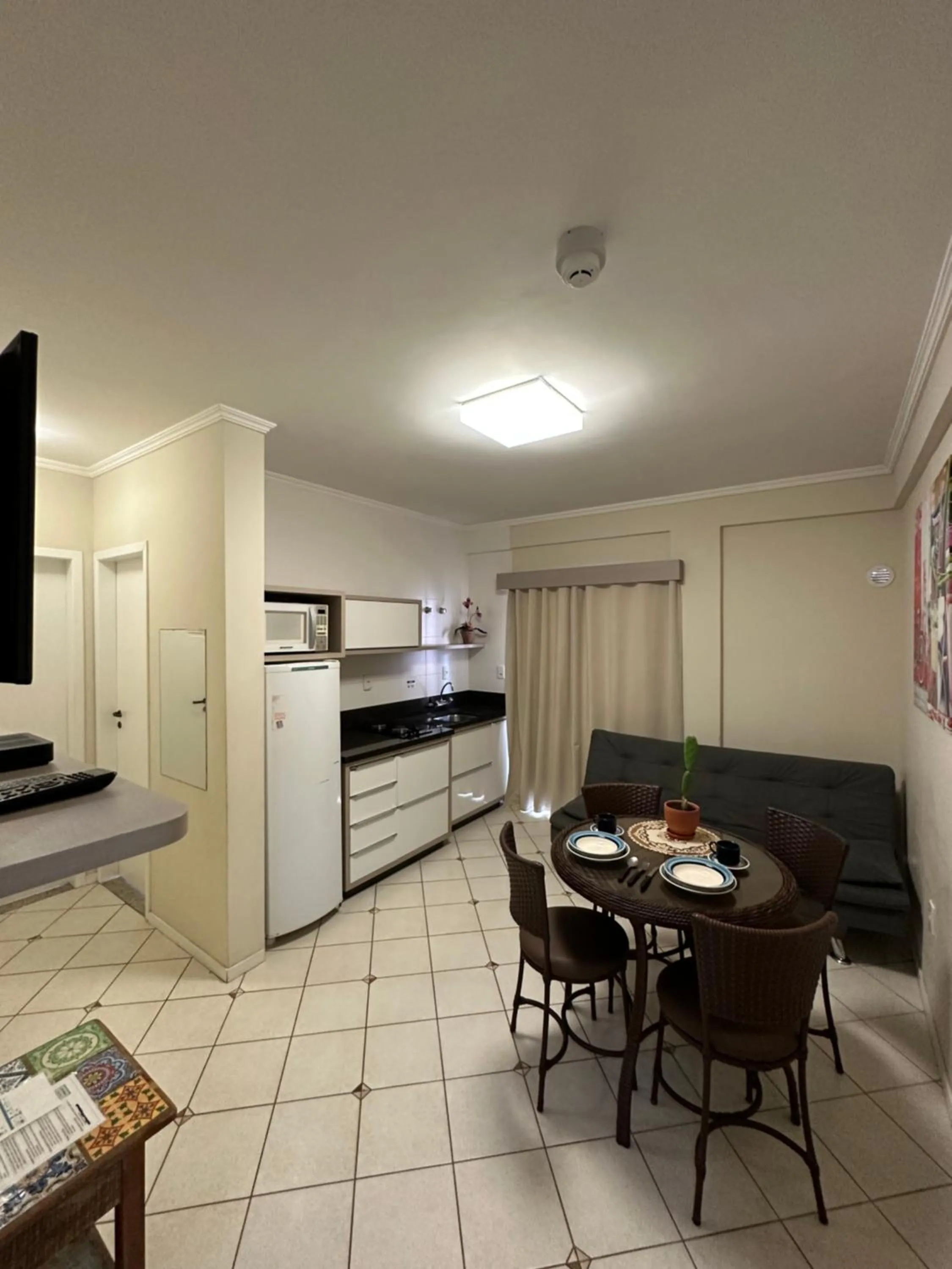 Kitchen or kitchenette in Pousada Brisa do Mar