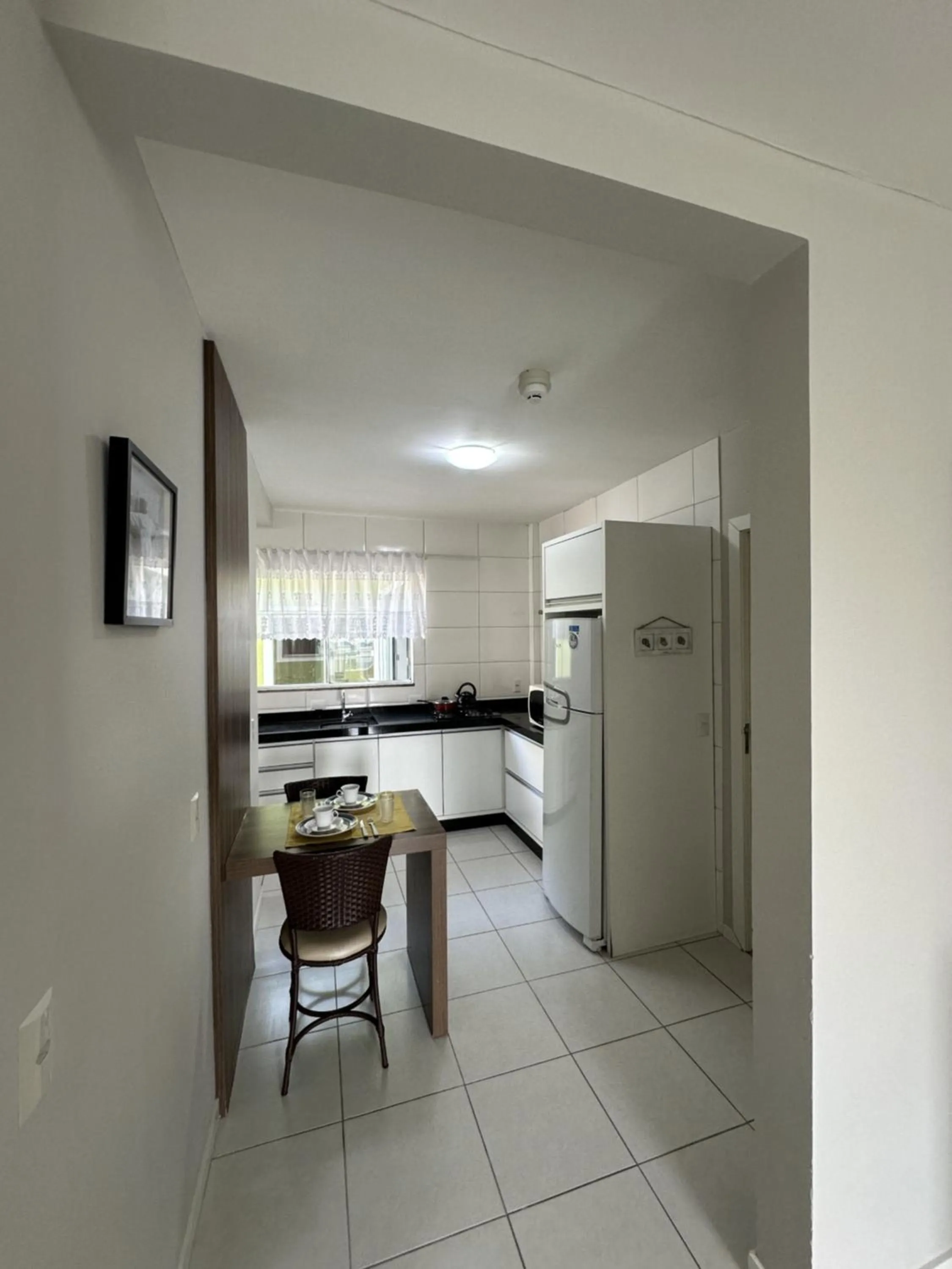 Kitchen or kitchenette in Pousada Brisa do Mar