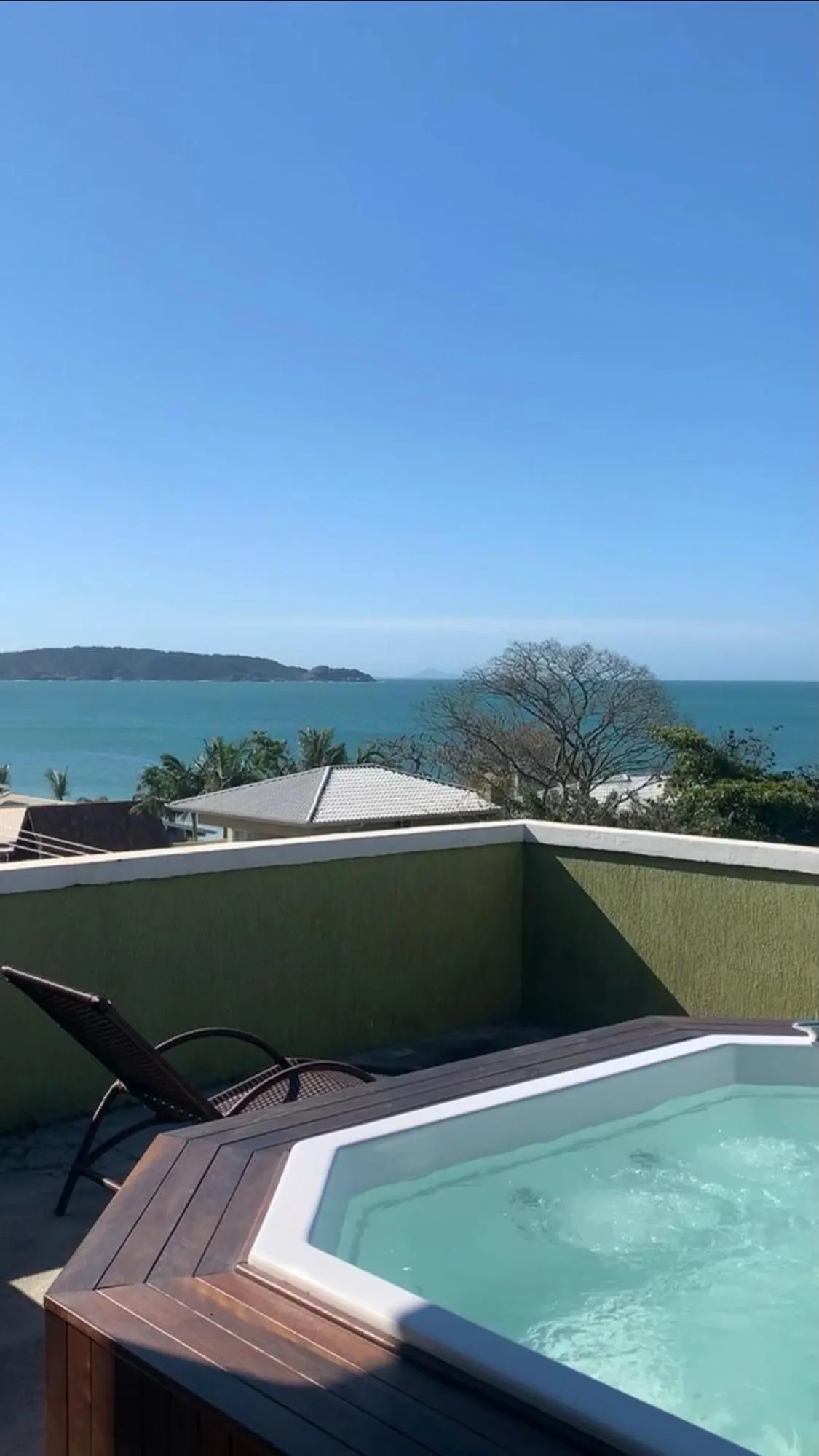 Hot Tub in Pousada Brisa do Mar