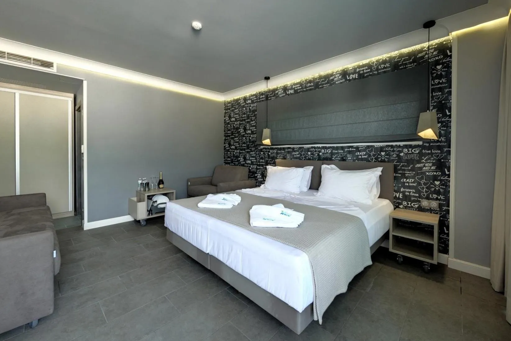 Bed in Barocco Wave Hotel