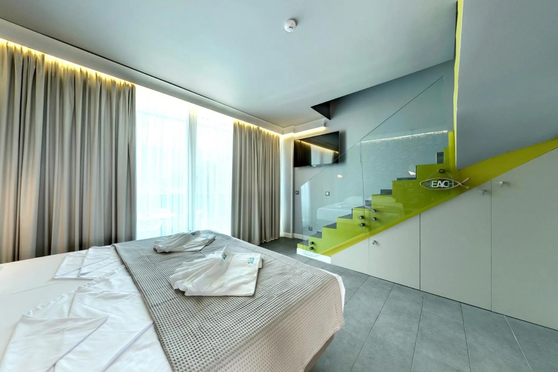 Bed in Barocco Wave Hotel