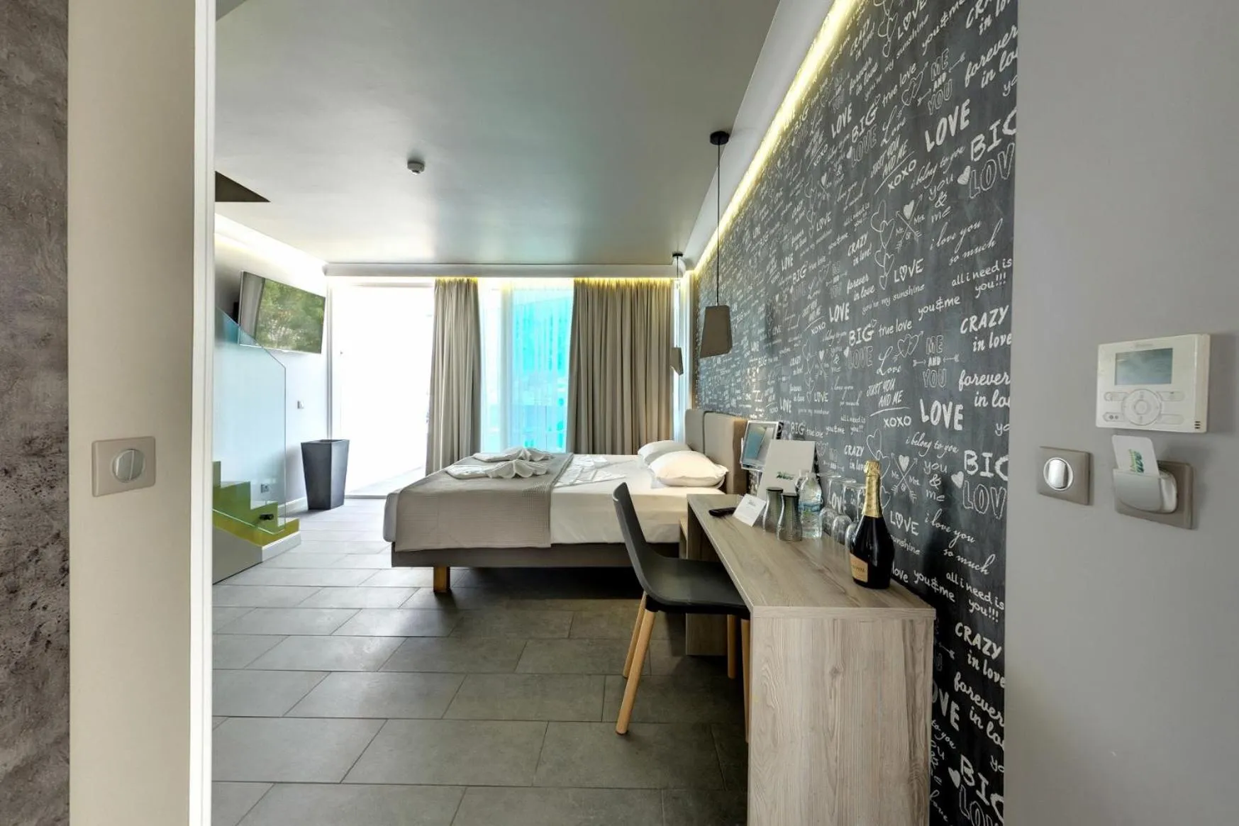 Bed in Barocco Wave Hotel