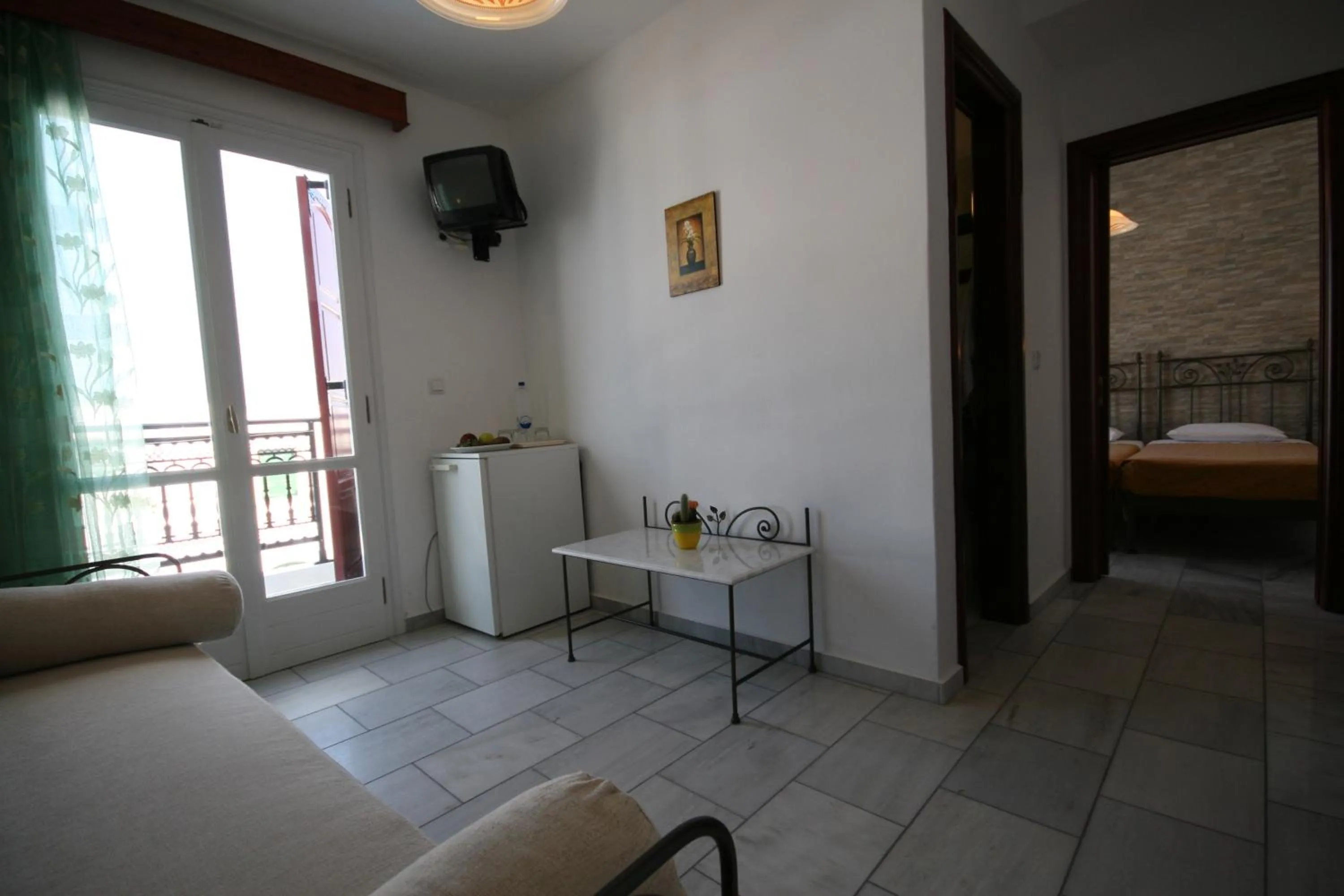 Bedroom, Bed in Iliovasilema