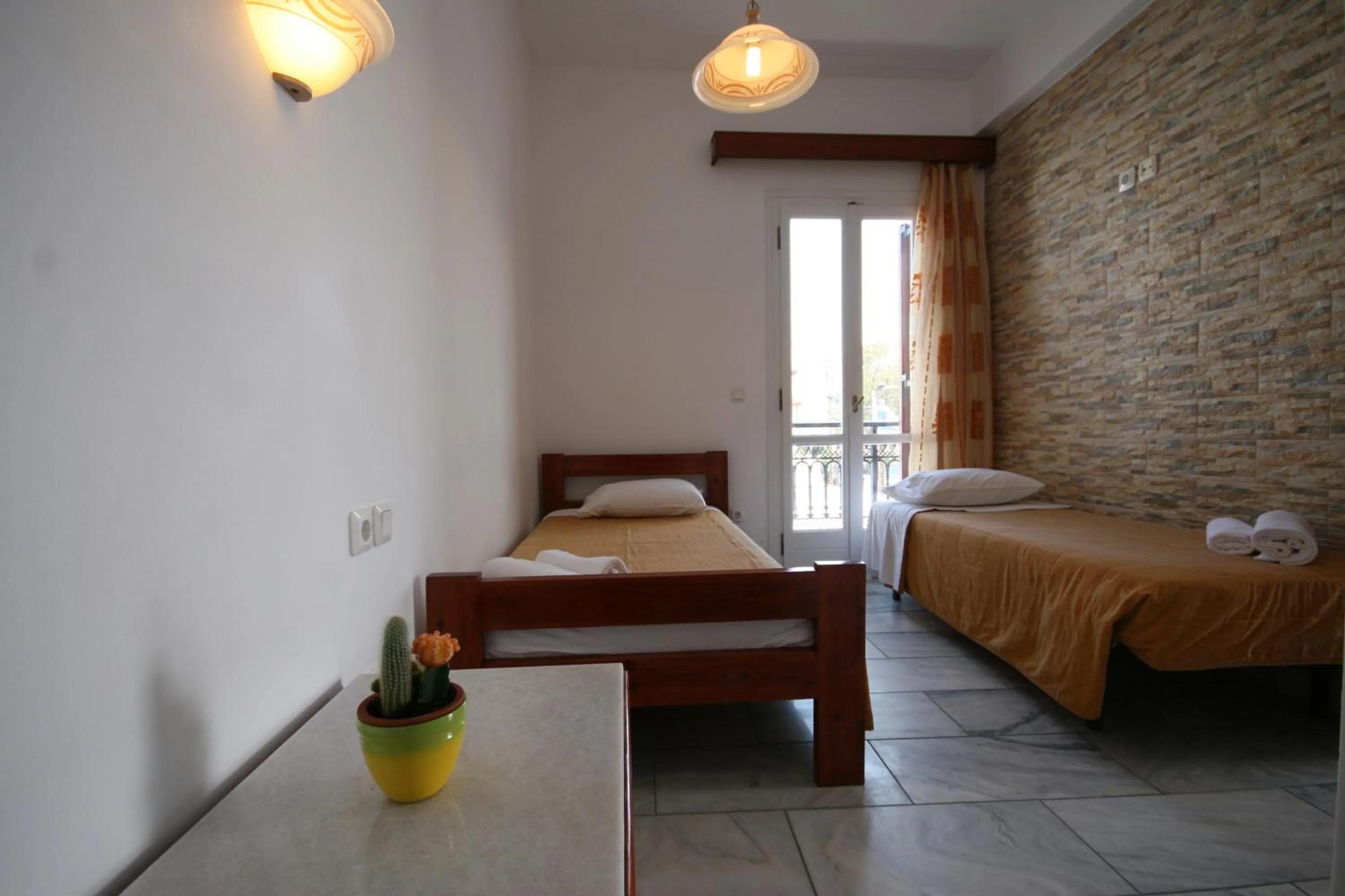 Photo of the whole room, Bed in Iliovasilema