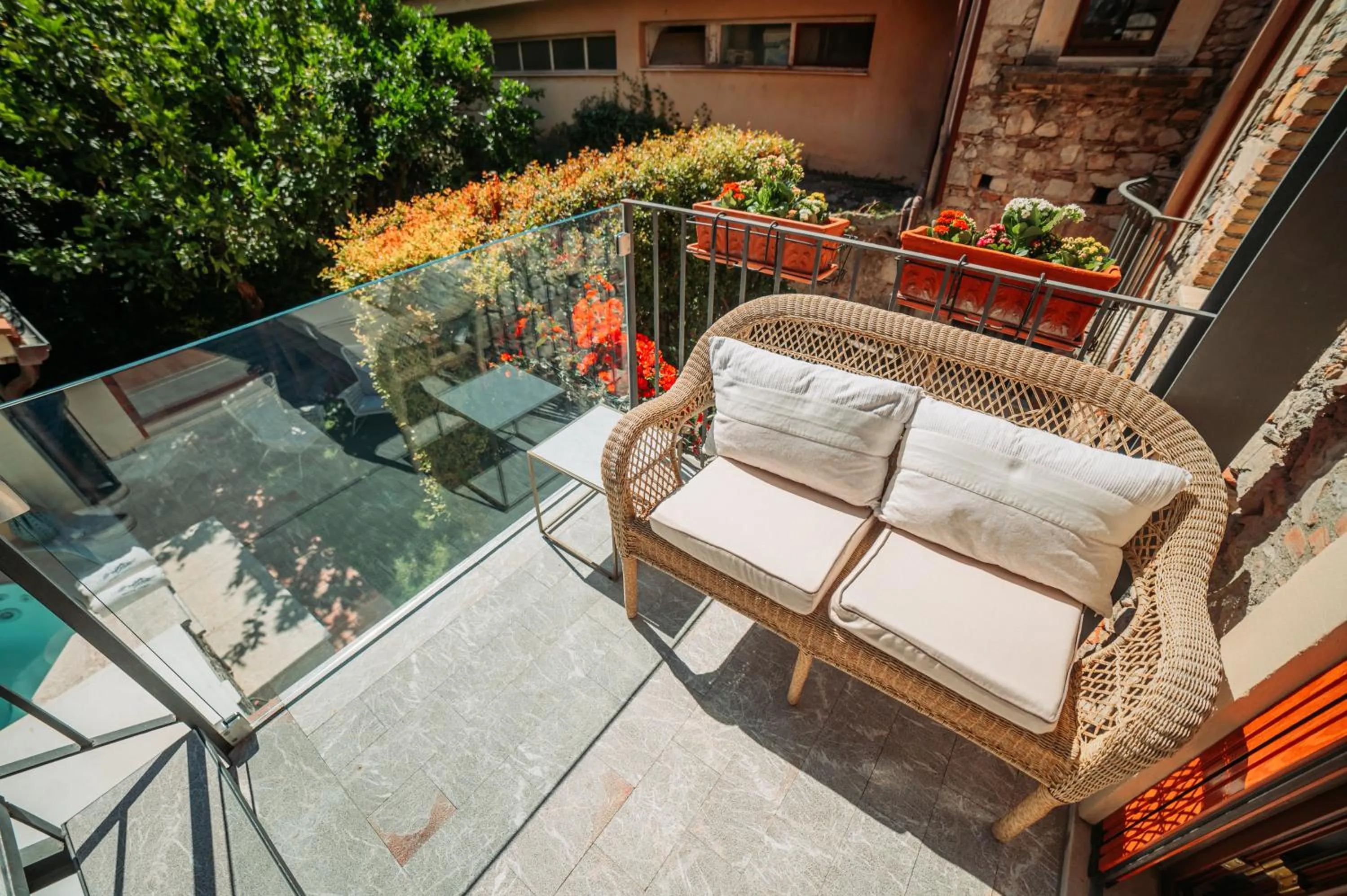 Balcony/Terrace in Private Villa at Villa al Duomo